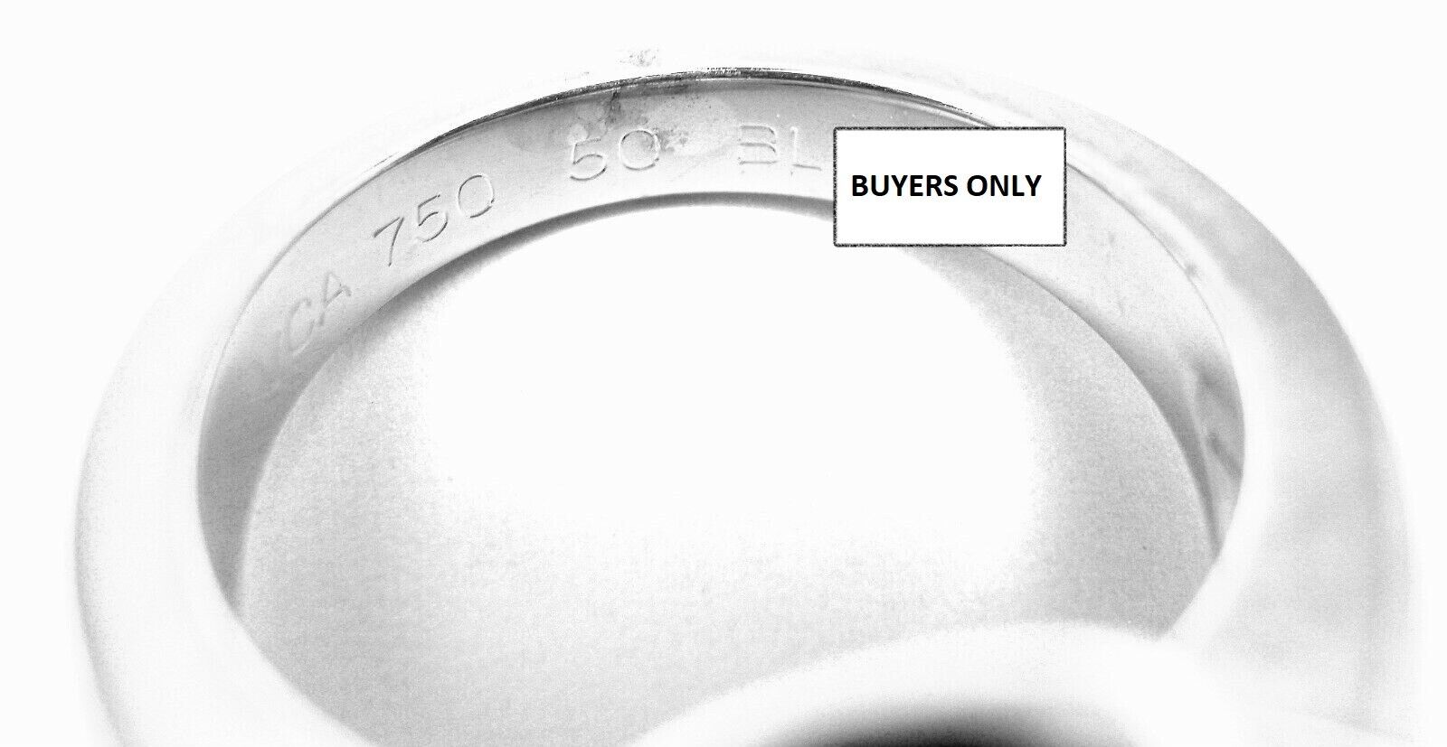 Authentic VAN CLEEF & ARPELS VCA 18k White Gold Diamond Pure Alhambra Ring - Luxury Jewelry for Women, Perfect for Weddings, Anniversaries & Special Occasions