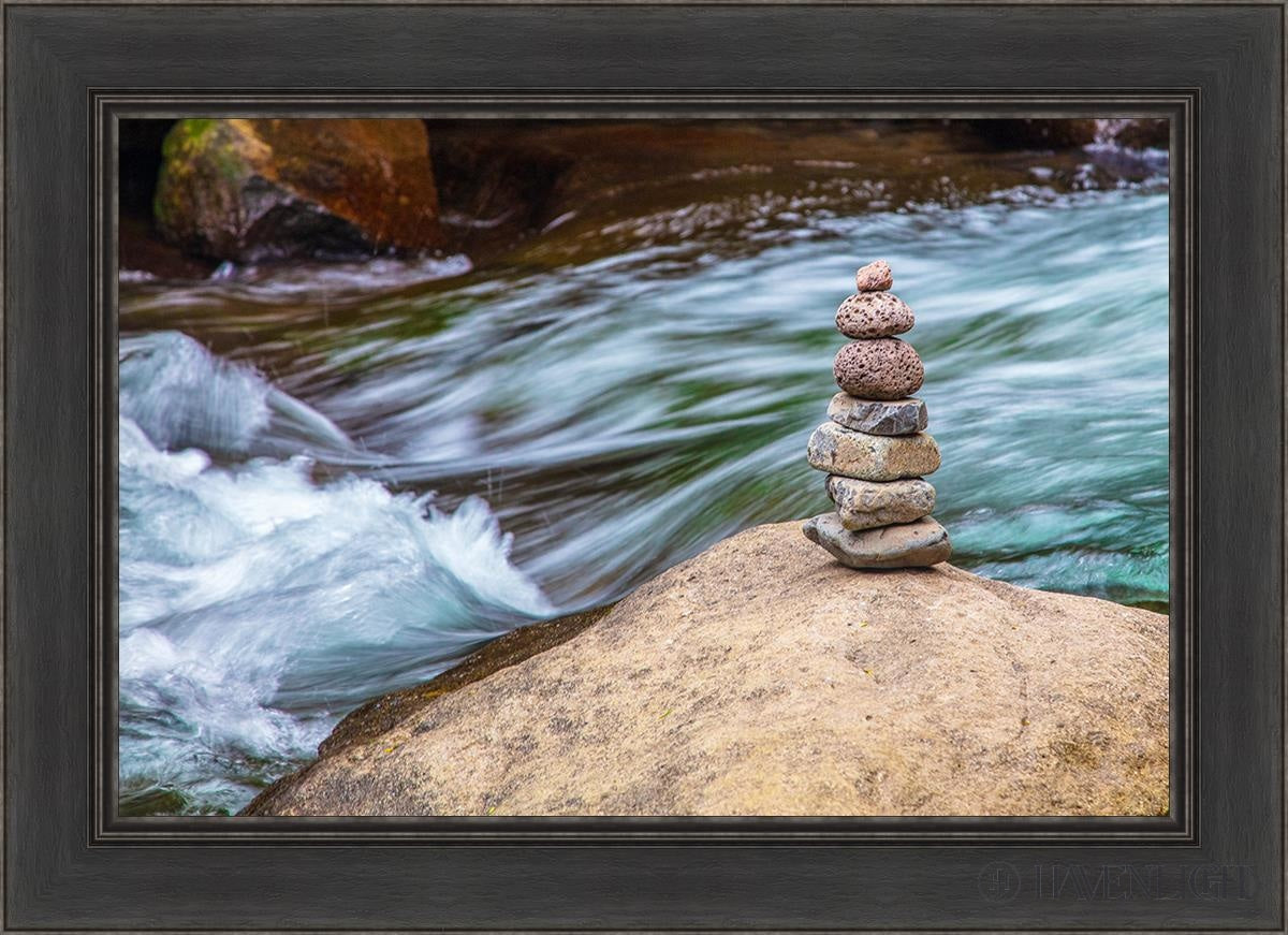 Cairn Meditation Stones - Natural Balancing Stones for Mindfulness, Stress Relief & Yoga - Perfect for Home, Office & Outdoor Meditation Practice