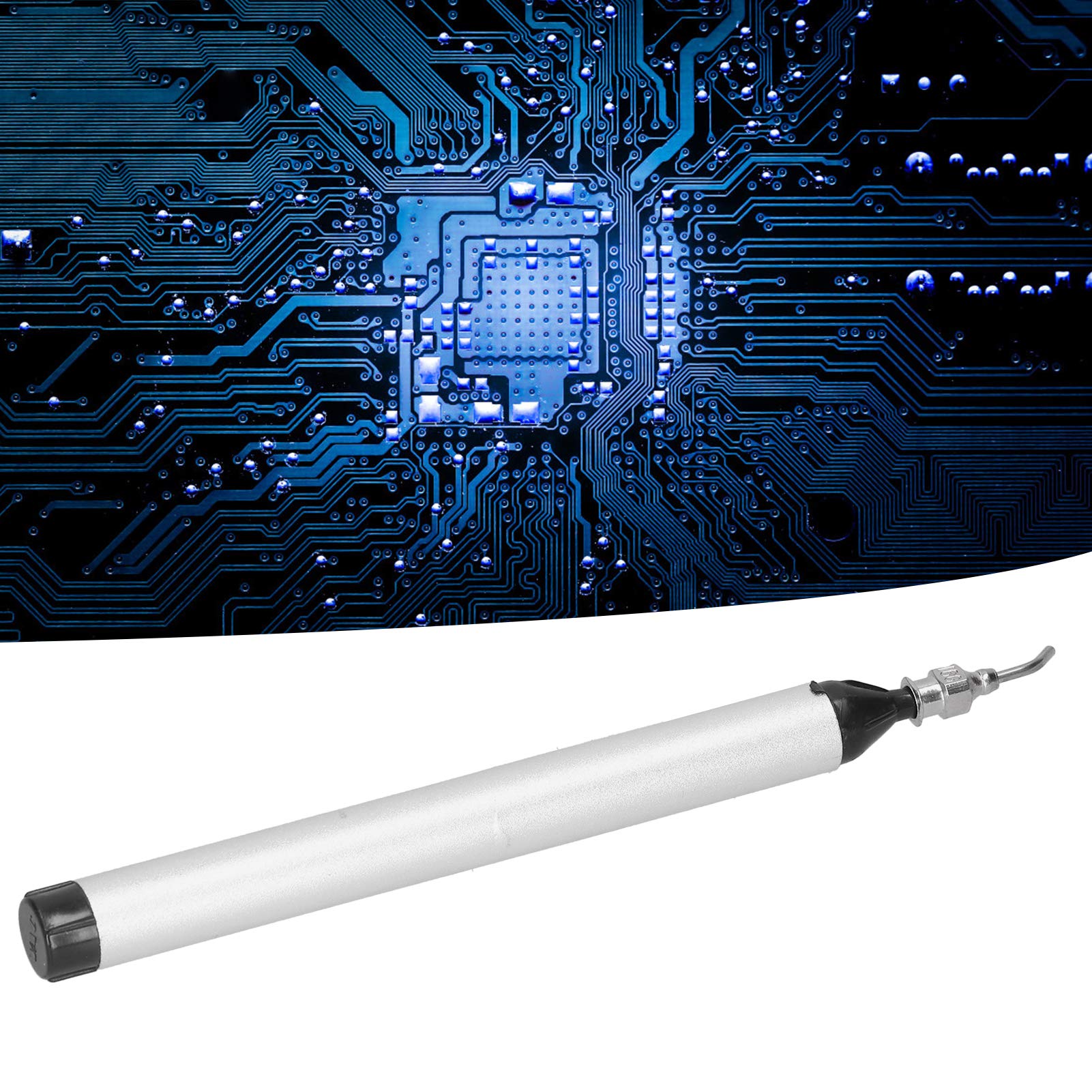Anti-Static Vacuum Suction Pen with 3 Replaceable Suction Cups - ESD Safe for Electronics, PCB, and Sensitive Components - Perfect for SMT Assembly, Circuit Board Repair, and Microchip Handling
