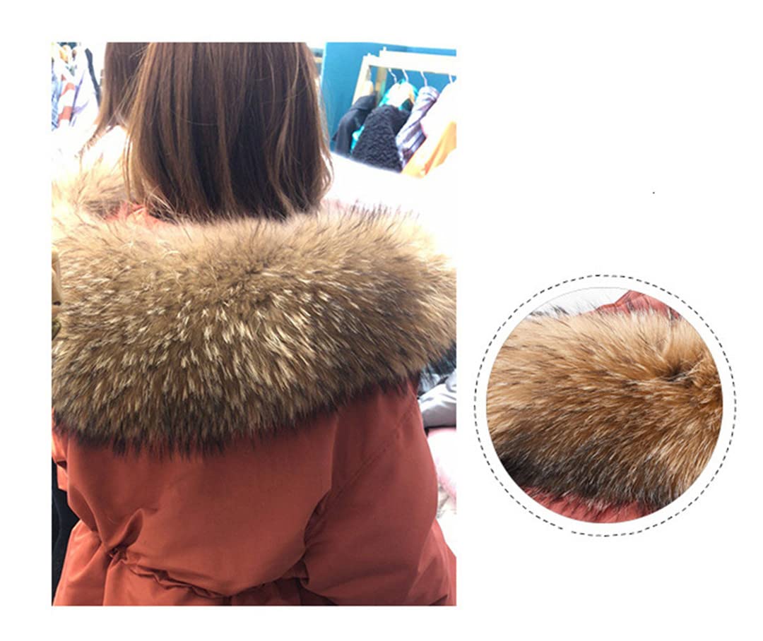 Women's 90% Duck Down Jacket - Winter Fur Collar Puffer Parka Coat with Hood | Warm Short Feather Down Coat for Cold Weather | Perfect for Skiing, Snowboarding & Outdoor Activities