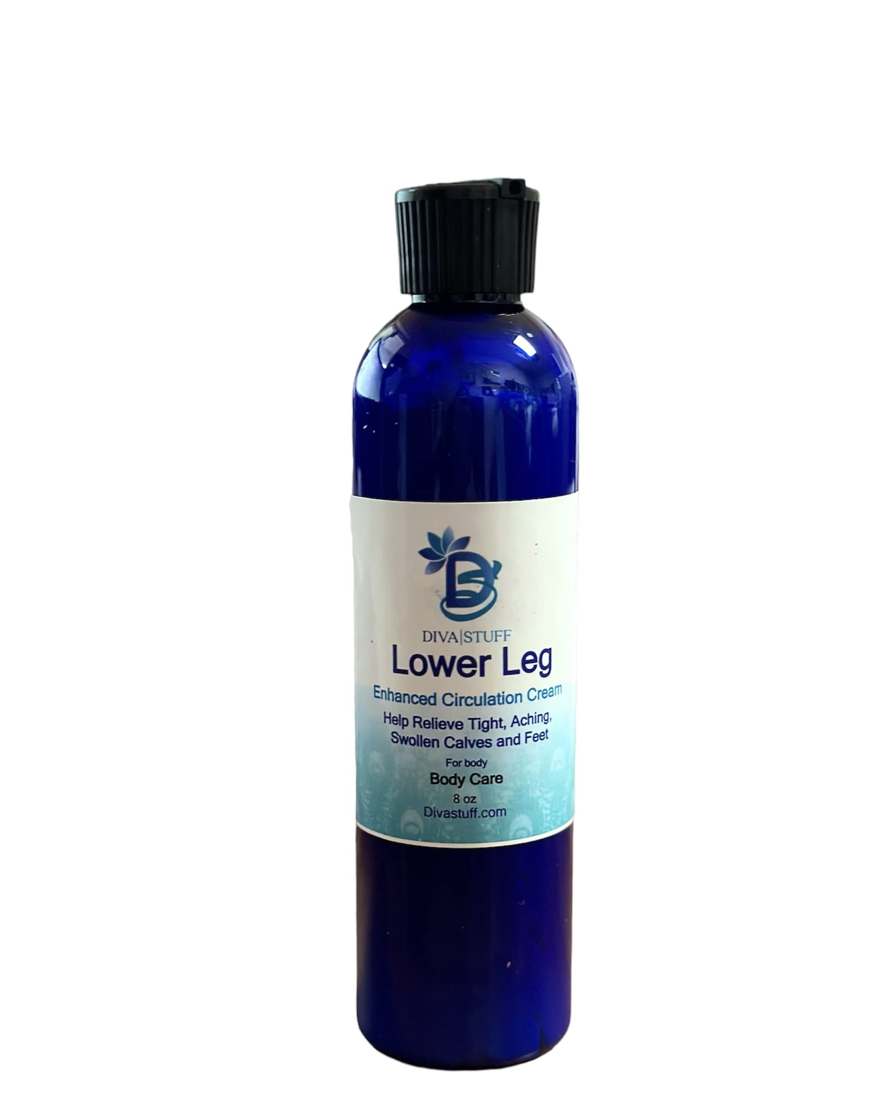 Diva Stuff Leg and Foot Circulation Cream for Tight, Aching, Swollen Calves & Feet - Improves Blood Flow, Reduces Discomfort | Perfect for Post-Workout Recovery, Long Flights & Standing All Day