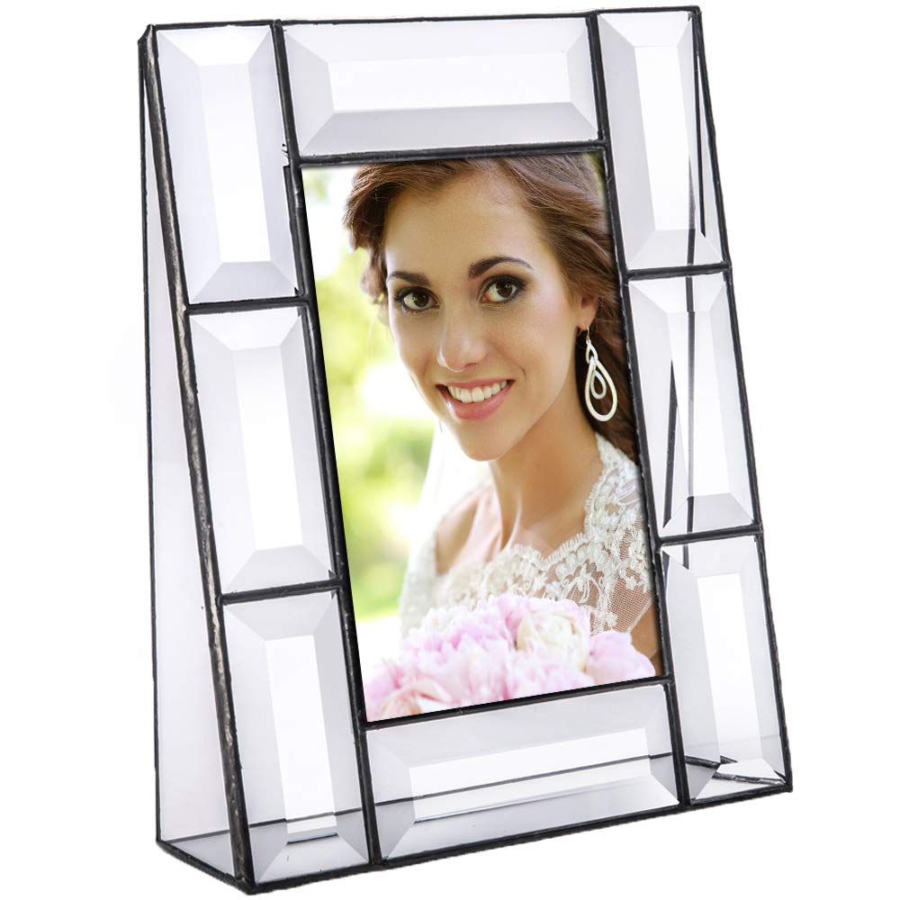 4x6 Clear Glass Picture Frame - Home & Office Décor for Photos
