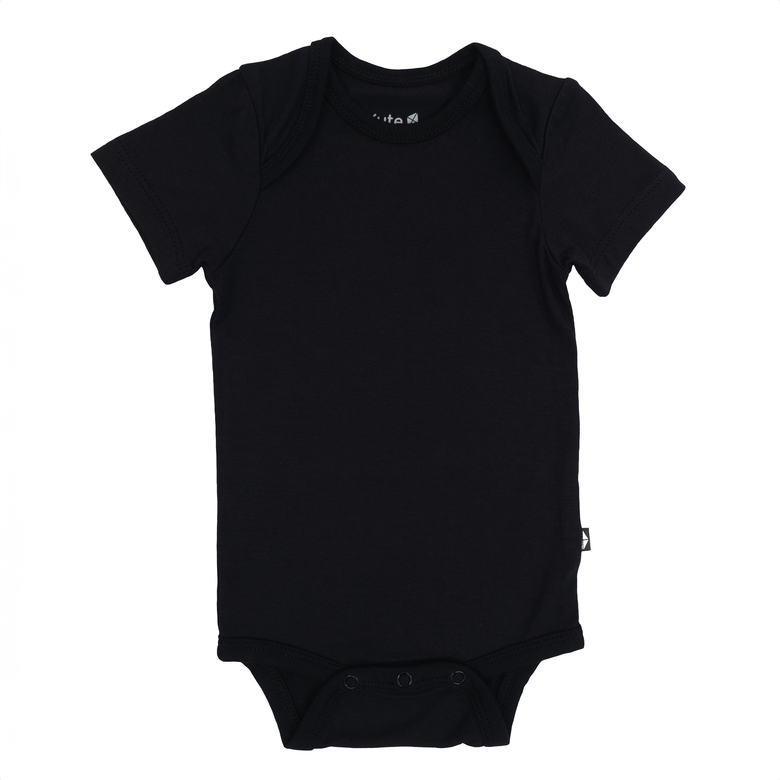 Midnight Black Bodysuit for Women - Stretchy Comfortable Seamless Shapewear for Everyday Wear & Layering