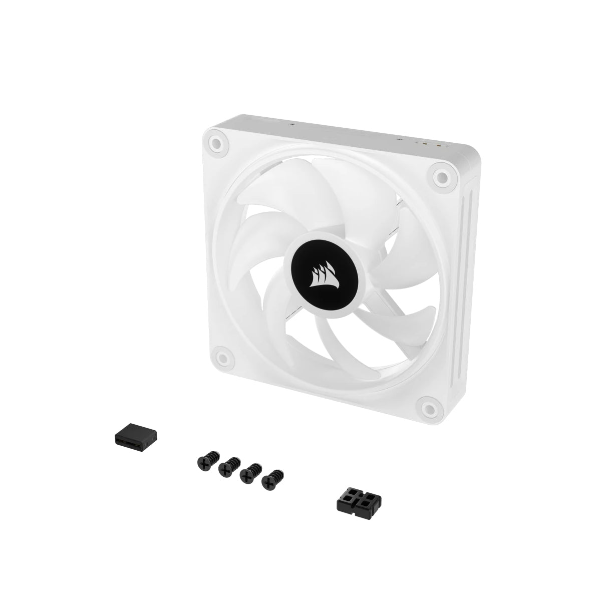 Corsair iCUE LINK QX120 RGB 120mm Magnetic Dome RGB PC Cooling Fan - Single Pack White | High-Performance Case Fan for Gaming PC, Workstation & Custom Builds