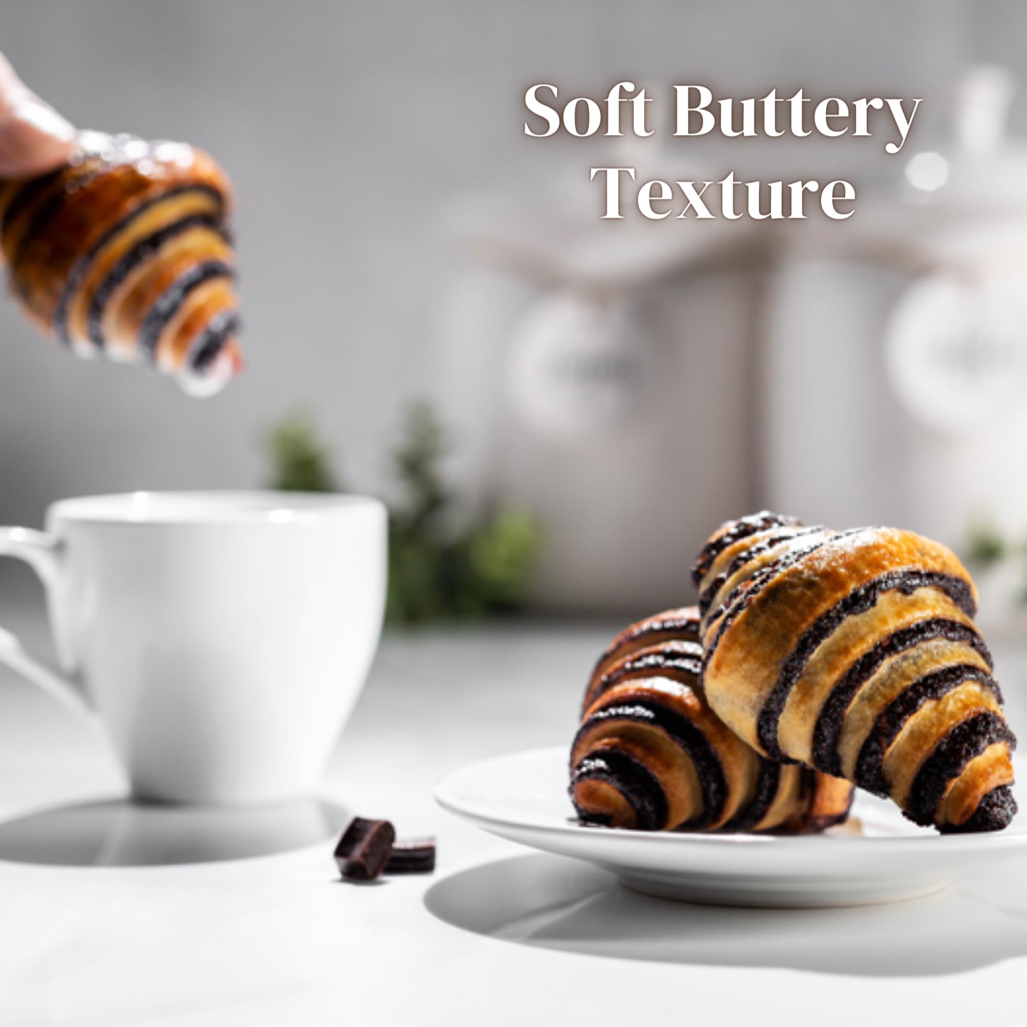 Delicious Rugelach Pastries & Chocolate Babka Bread - Kosher, Dairy & Nut Free Breakfast Pastries | Perfect for Coffee Time, Holiday Parties & Birthday Celebrations | 13 oz Stern's Bakery - Ideal for Brunch, Afternoon Tea & Gift Giving