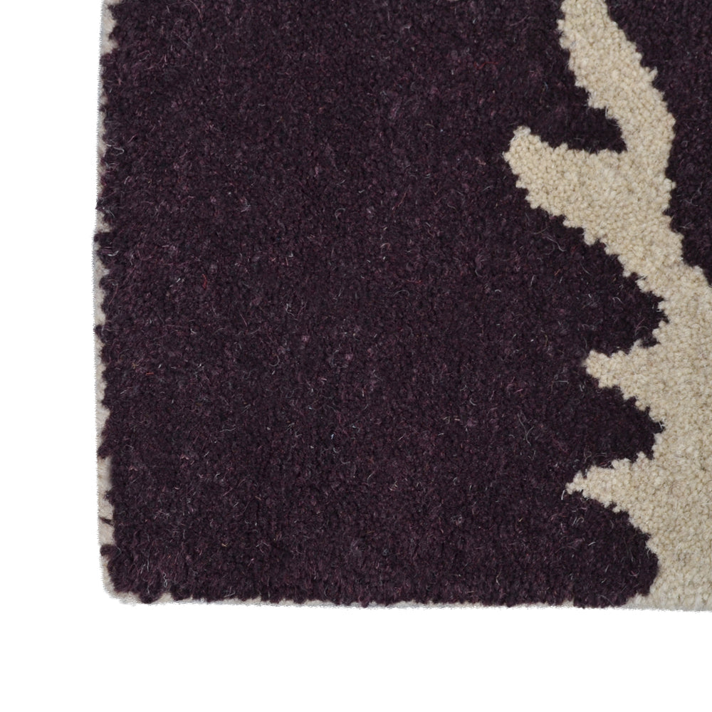 Spider Flower Hand Tufted Rug - Soft Bohemian Area Rug for Living Room, Bedroom & Nursery - Non-Slip Modern Home Decor