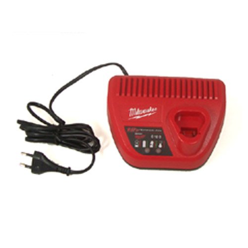 Milwaukee M12 Lithium-Ion Battery Charger with EU Plug (220V) - Fast Charging for Power Tools, Home DIY & Professional Use