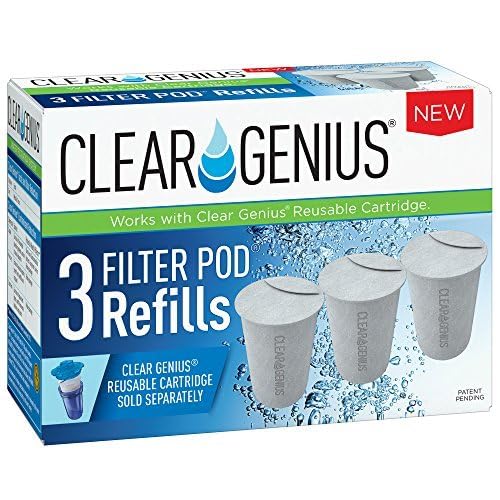 SR-3 Filter Pod Refills (Pack of 3) - Lasts 2 Months | Compatible with Most Water Filter Systems | Perfect for Home, Office & RV Use