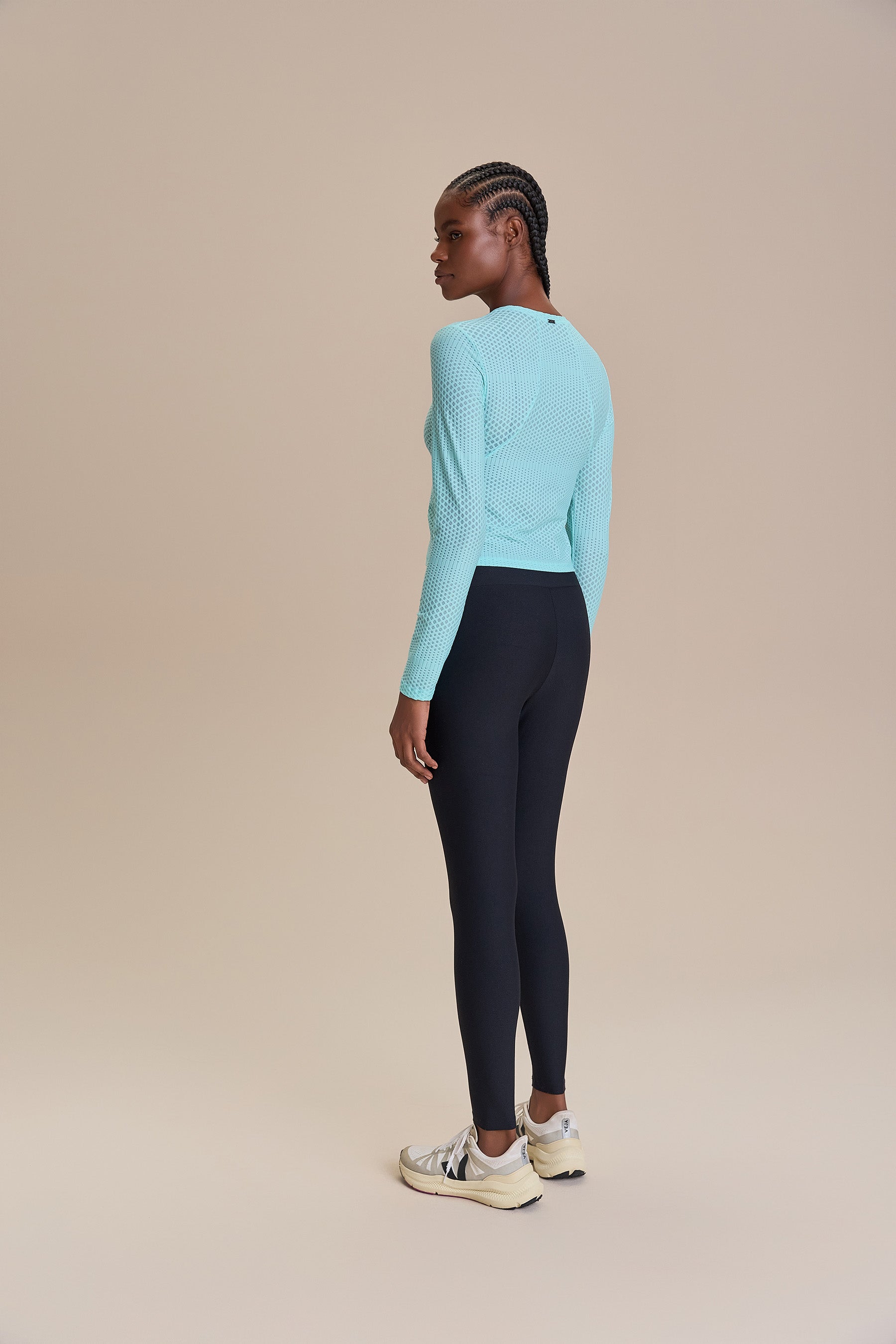 Texture Run Long Sleeve Top - Women's Fashion Casual Blouse for Running & Outdoor Activities | Perfect for Workouts, Yoga & Everyday Wear