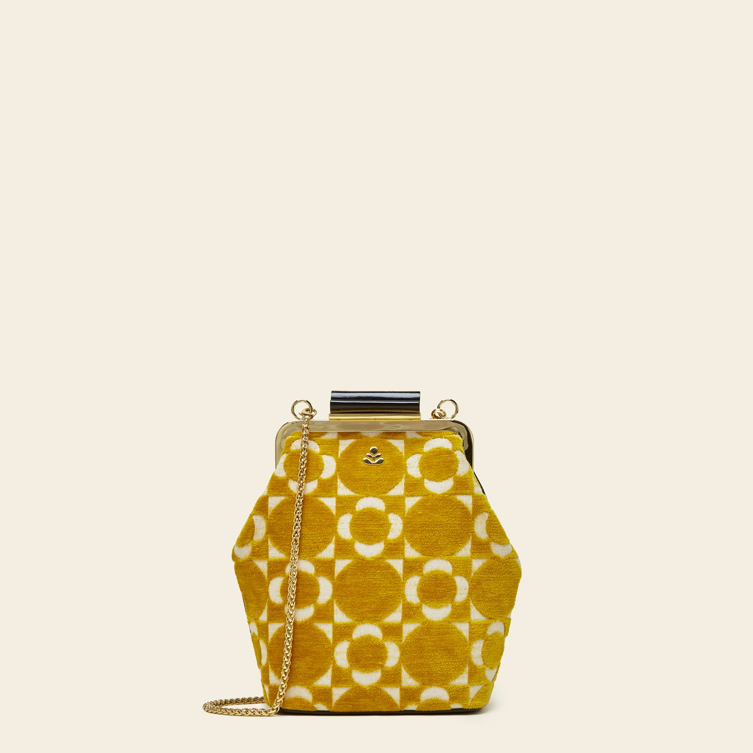 Vintage Mini Crossbody Bag - Retro Tile Dandelion Print Small Shoulder Purse for Women | Perfect for Date Night, Travel & Everyday Use