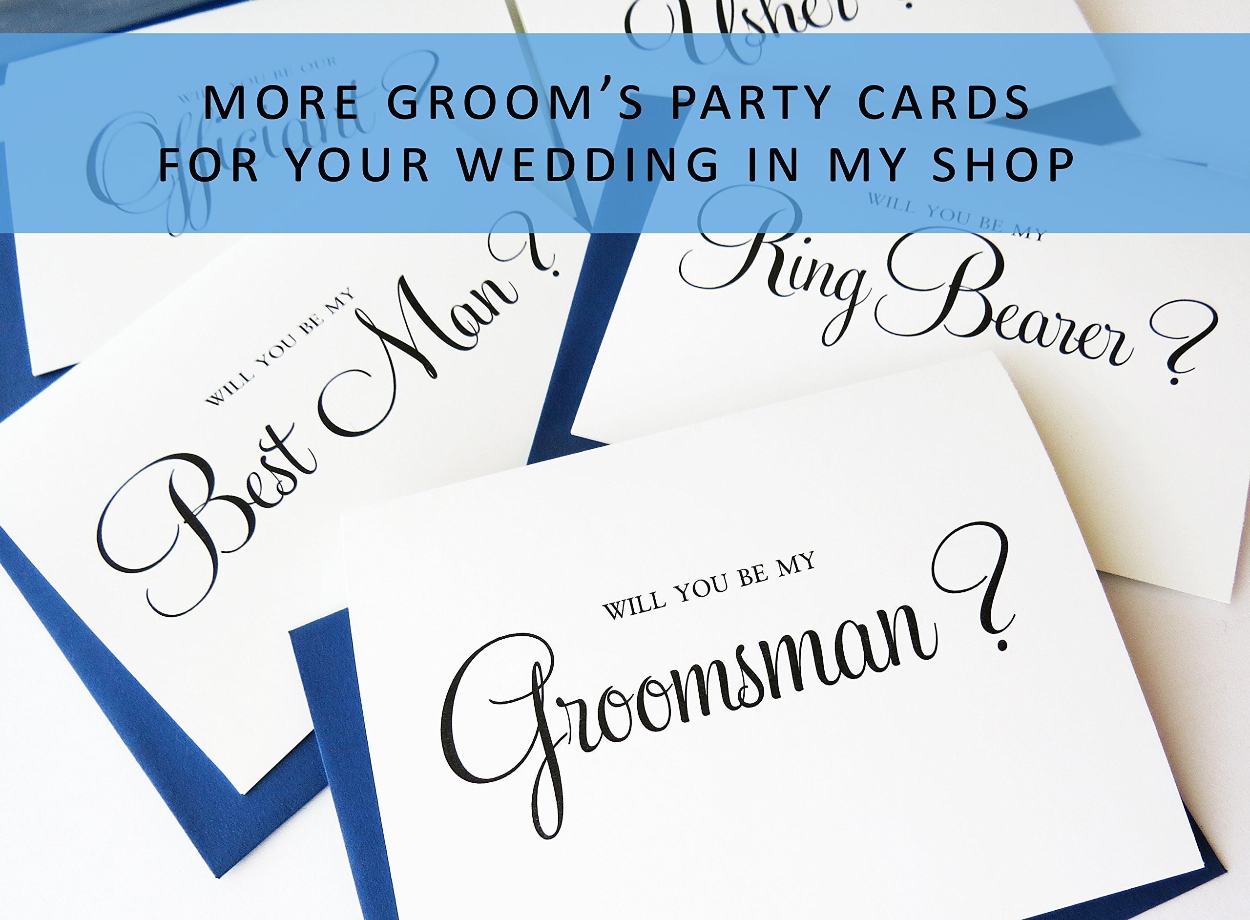 Will You Be My Junior Groomsman Proposal Card - 1 Greeting Card with Envelope - Perfect for Wedding Party Invitations & Special Occasions