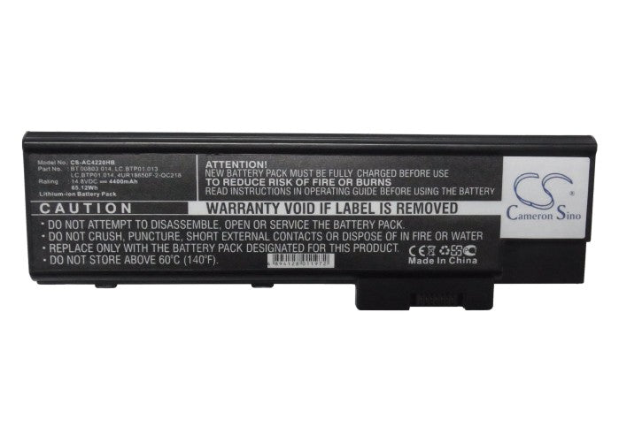 Original Acer Aspire 5 Laptop Replacement Battery - Compatible with 3661WLMi, 3682WXC, 5600AWLM, 5601AWLMi, 5602WLMi, 5621AWLMi Models - Long-Lasting Power for Work, Study & Travel