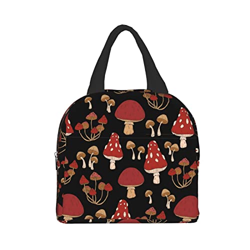 Red Mushrooms Print