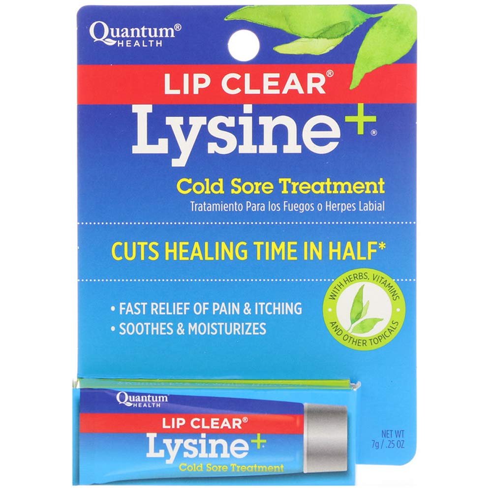 Lip Clear Lysine+ Cold Sore Treatment Cream - 0.25 oz (Pack of 12) - Fast-Acting Lip Balm for Cold Sores & Fever Blisters - Perfect for Travel, Daily Use & On-The-Go Relief