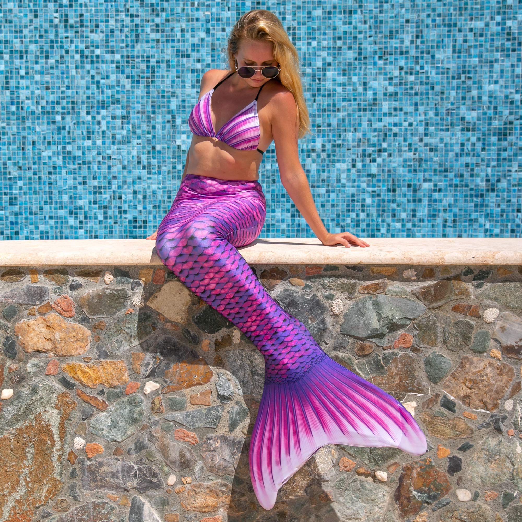Fin Fun Mermaidens - Premium Mermaid Tails for Swimming | Women, Teens & Adults | Includes Monofin | Perfect for Pool Parties, Underwater Photography & Mermaid-Themed Events