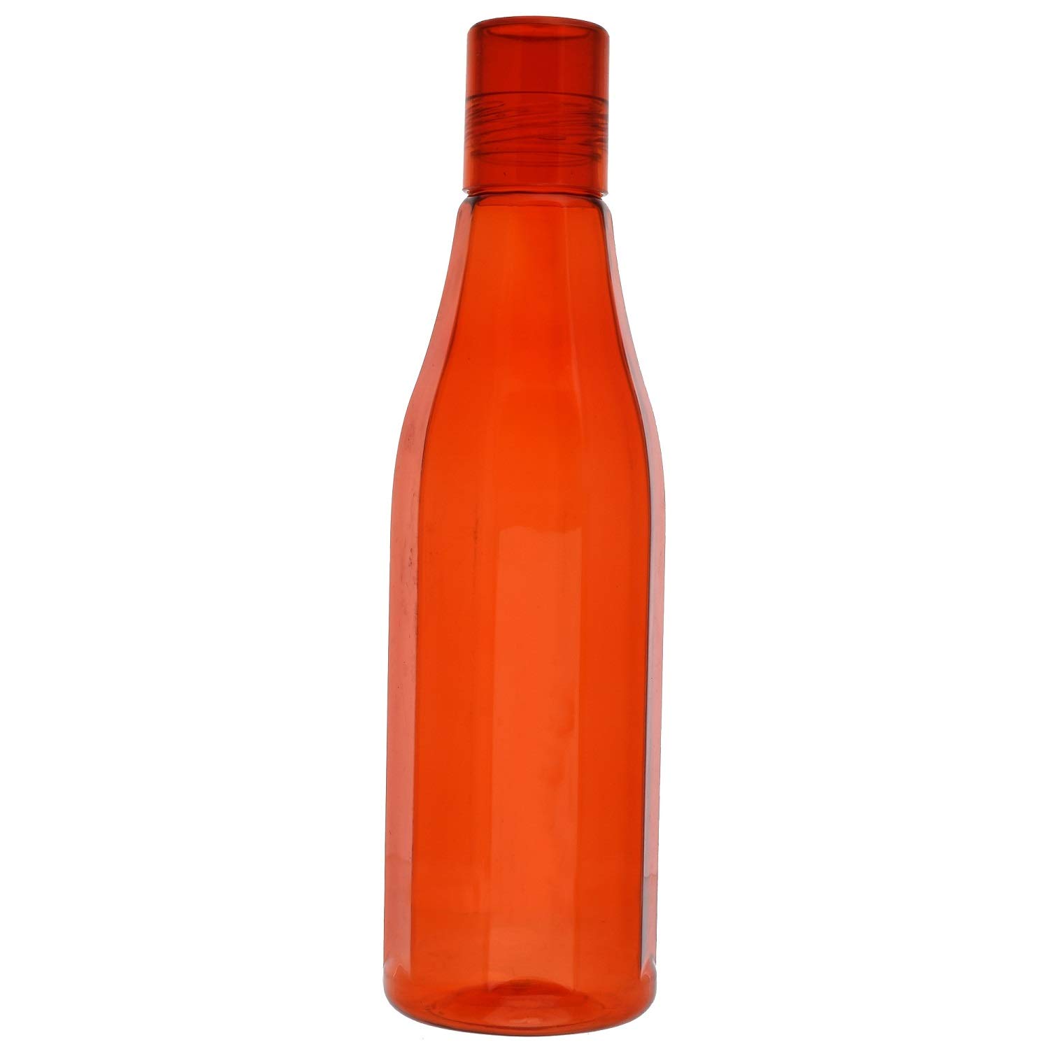 Kuber Industries 3-Piece Plastic Coral Fridge Water Bottle Set with Lids - 1000ml, Red | BPA-Free Drink Storage Containers for Juice, Milk & Water | Perfect for Home, Office & Outdoor Use