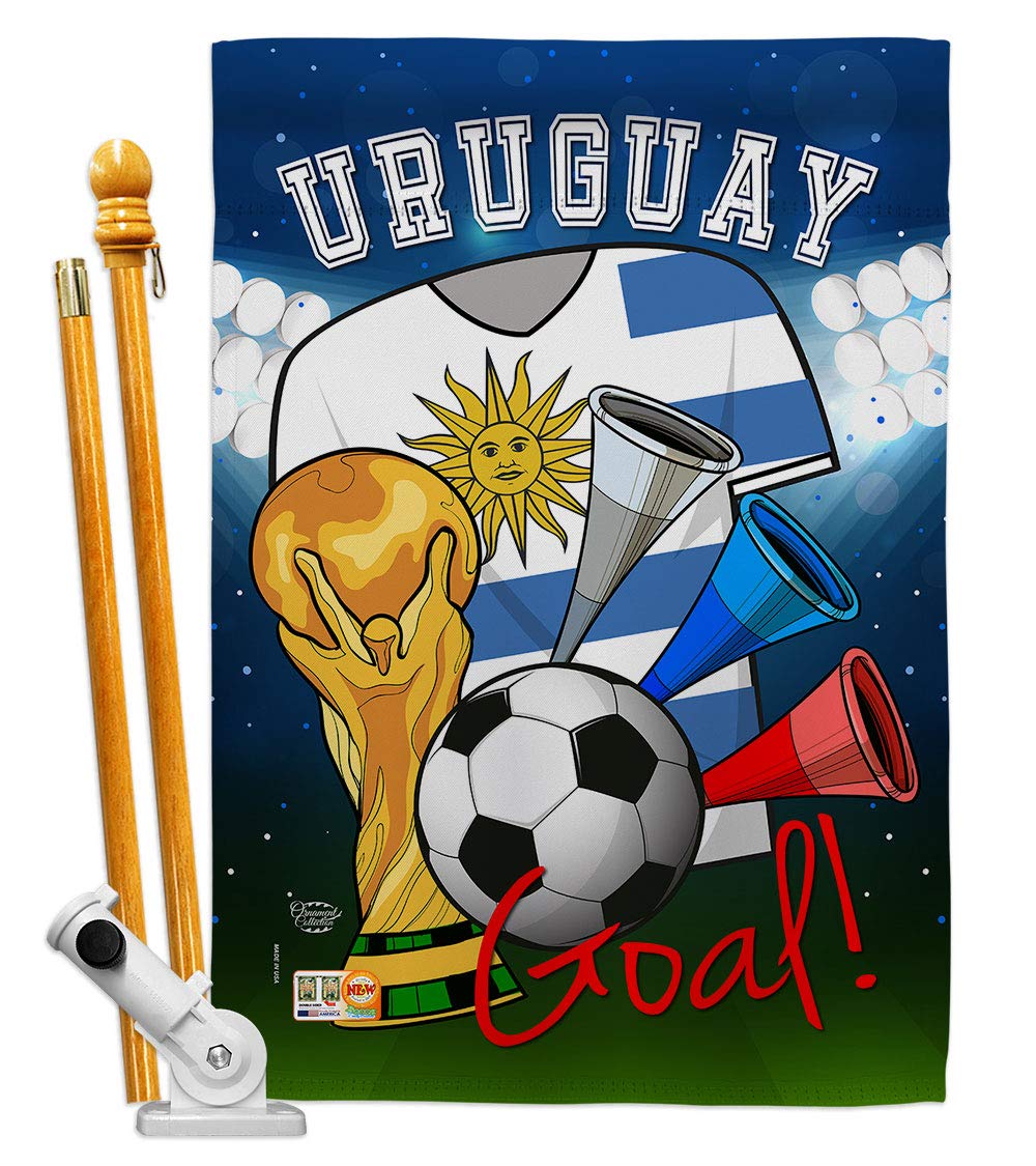 Uruguay Flags for FIFA World Cup - Outdoor & Indoor Decor for Soccer Fans