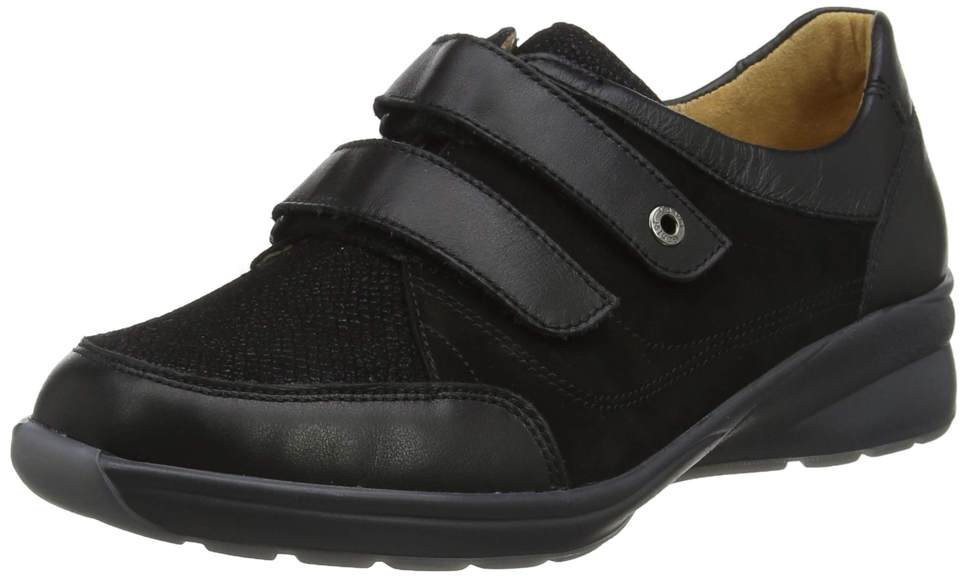 Women's Black Leather Loafers UK 3.5 - Comfortable Slip-On Shoes for Work, Office & Casual Wear