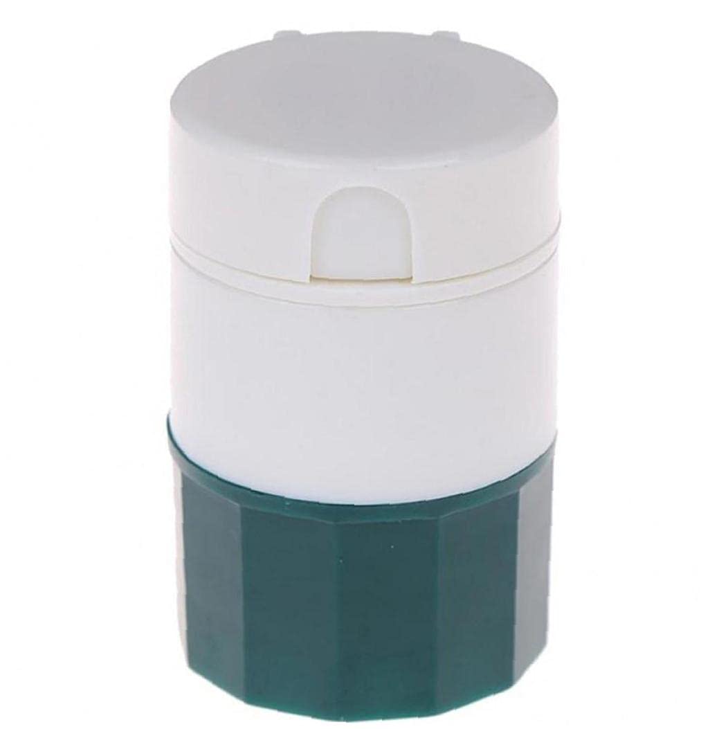 Ruluti 4-in-1 Portable Pill Cutter and Grinder - Multi-Layer Tablet Crusher with Storage Box for Medicine, Vitamins & Supplements - Perfect for Travel, Home Use & Daily Medication Management