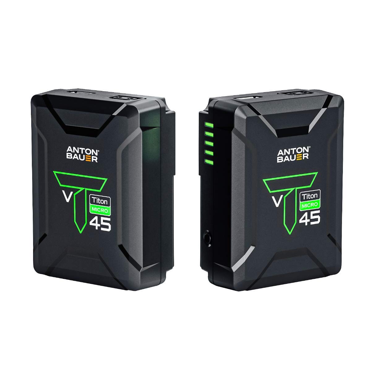 Anton Bauer Titon Micro 45 V-Mount Battery - 45Wh 14.4V Lithium Battery Pack for Professional Cameras - Quick Release Replacement Battery for Camera Rigs & Accessories - Perfect for Film Production, Live Streaming & Outdoor Shooting
