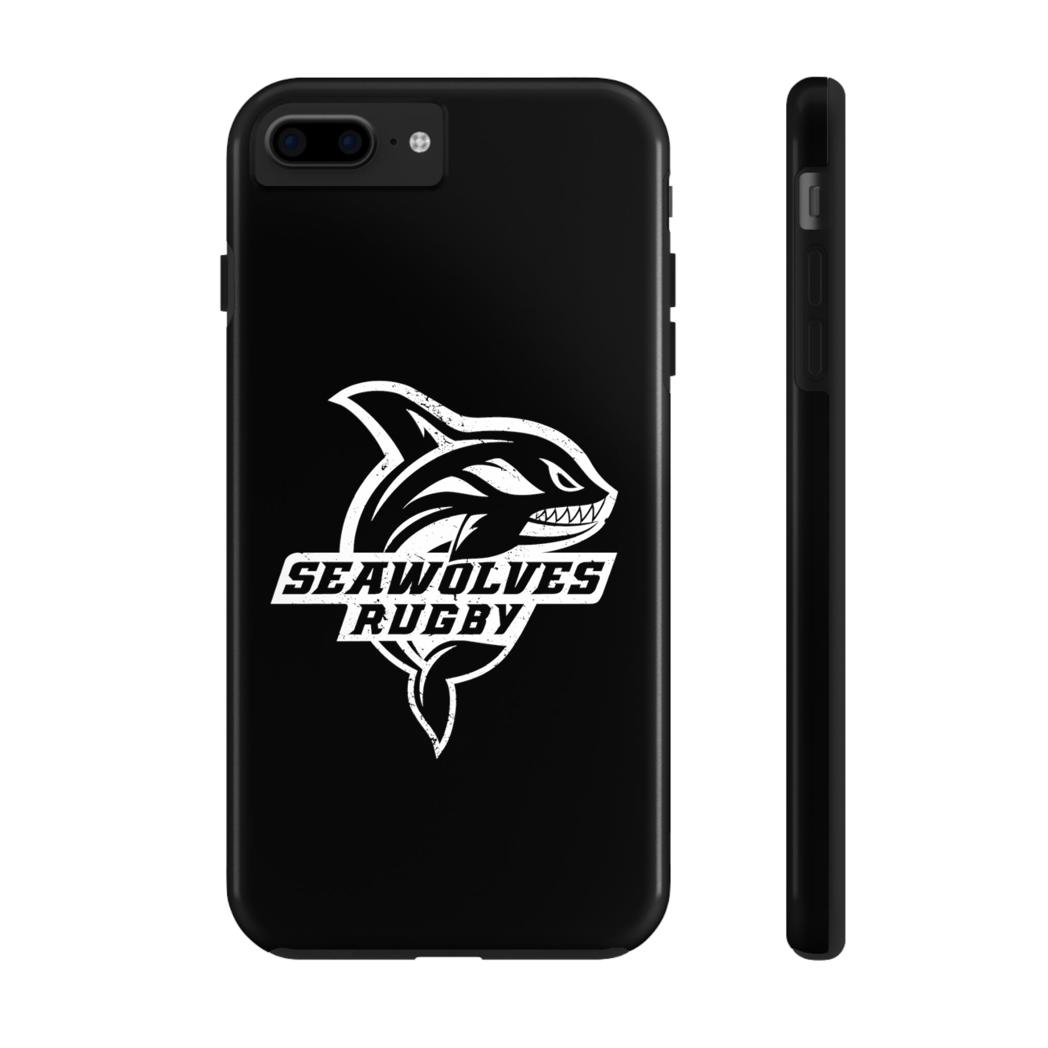 Seawolves Black Rugged Phone Case - Durable & Shockproof Protection for iPhone & Android - Perfect for Outdoor, Sports & Daily Use