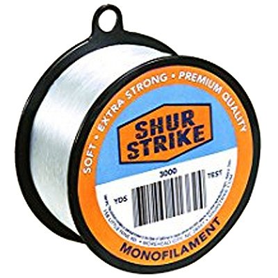 Shur Strike 30 lb. Monofilament Fishing Line - 185 Yards, High-Visibility Orange - Big Rock Sports LLC | Saltwater & Freshwater Fishing, Casting & Trolling
