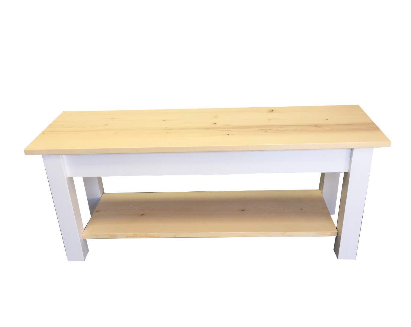 Nantucket Bench with Shelf - 66