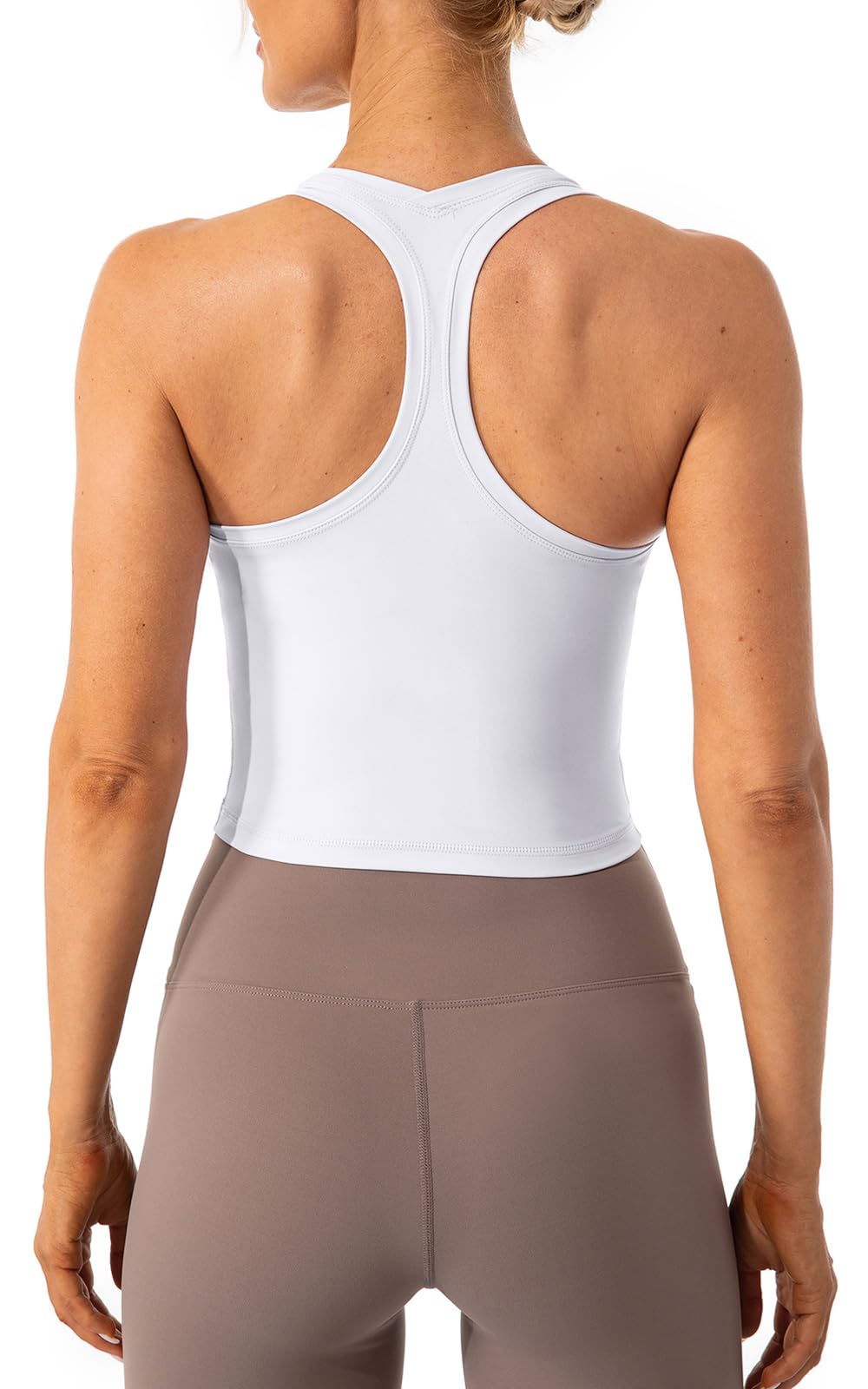 Lavento Women's Racerback Workout Tank Top - Breathable Yoga Shirt for Gym, Running & Active Wear - Sleeveless Athletic Shirts for Women's Fitness & Sports