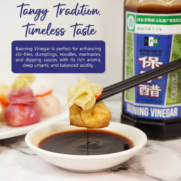 Premium Chinese Black Vinegar - Aged & Authentic Zhenjiang Vinegar for Cooking, Marinades & Asian Cuisine - Perfect for Dumplings, Stir-Fry & Salad Dressings