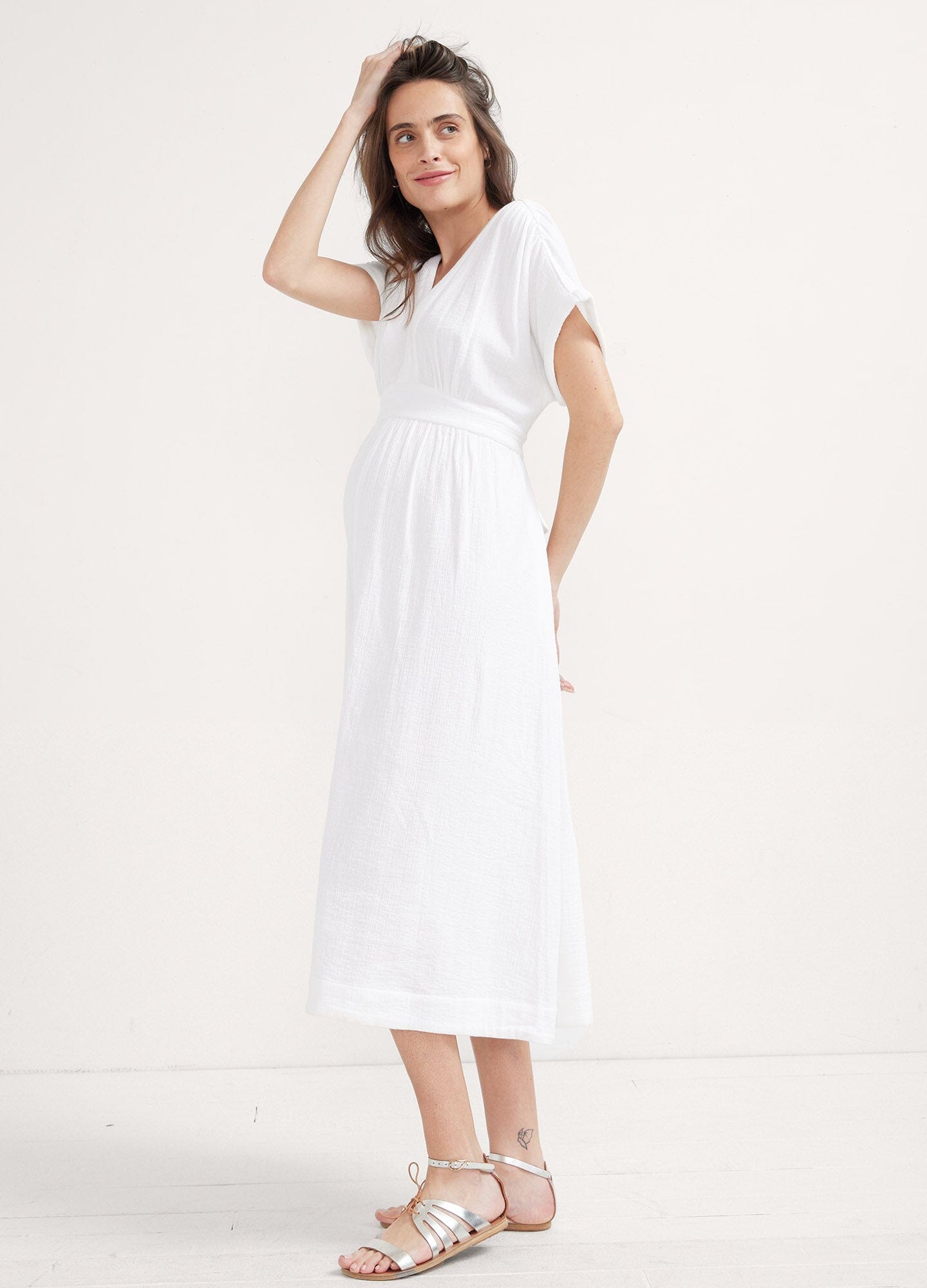 Elegant Rosa Dress for Women - Floral Summer Maxi Dress with V-Neck & Flowy Skirt - Perfect for Weddings, Parties & Beach Vacations
