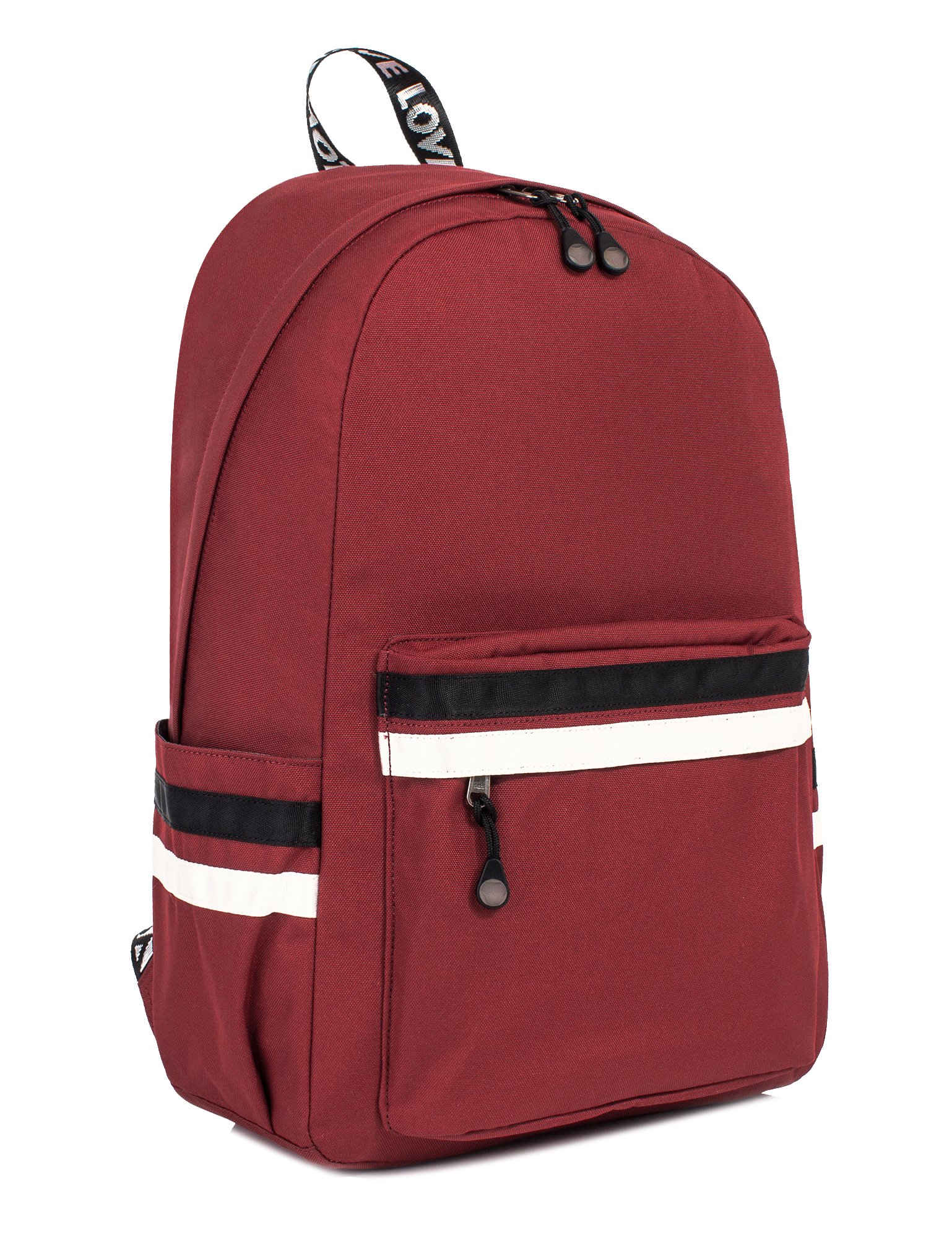 Stylish 15.6 Inch Red Laptop Backpack for Women - Durable School Backpack, Travel Daypack & Work Commuter Bag - Perfect for College, Office & Airplane Carry-On