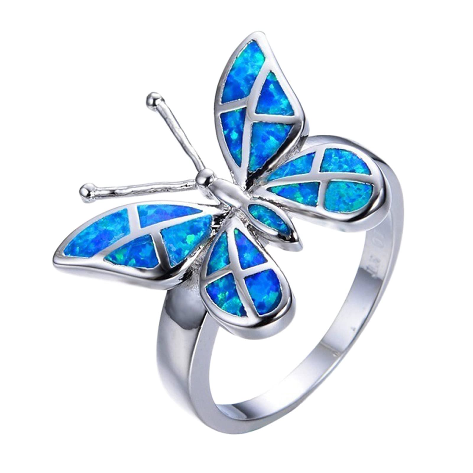 Opal Expandable Rings for Women - Elegant Fashion Jewelry Gift for Girlfriend, Wedding, Anniversary & Special Occasions | Perfect for Date Nights, Parties & Everyday Wear