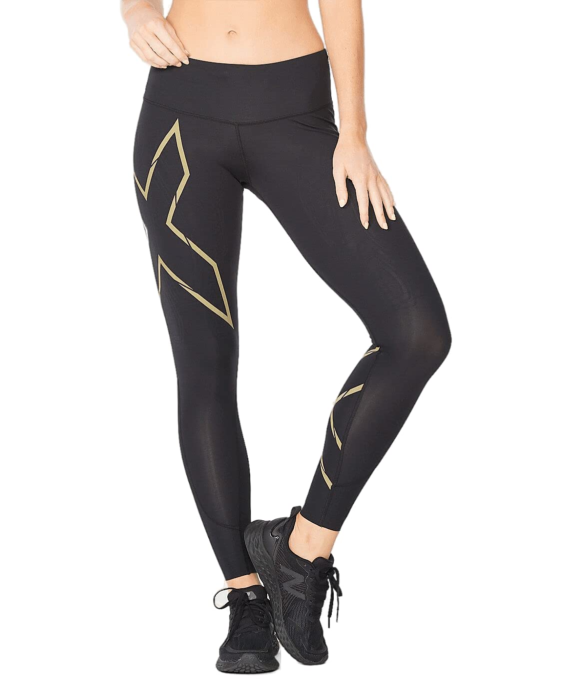 2XU Women's Light Speed Compression Tights - Breathable Running Leggings with Muscle Support for Enhanced Performance | Perfect for Marathon Training, Gym Workouts & Yoga
