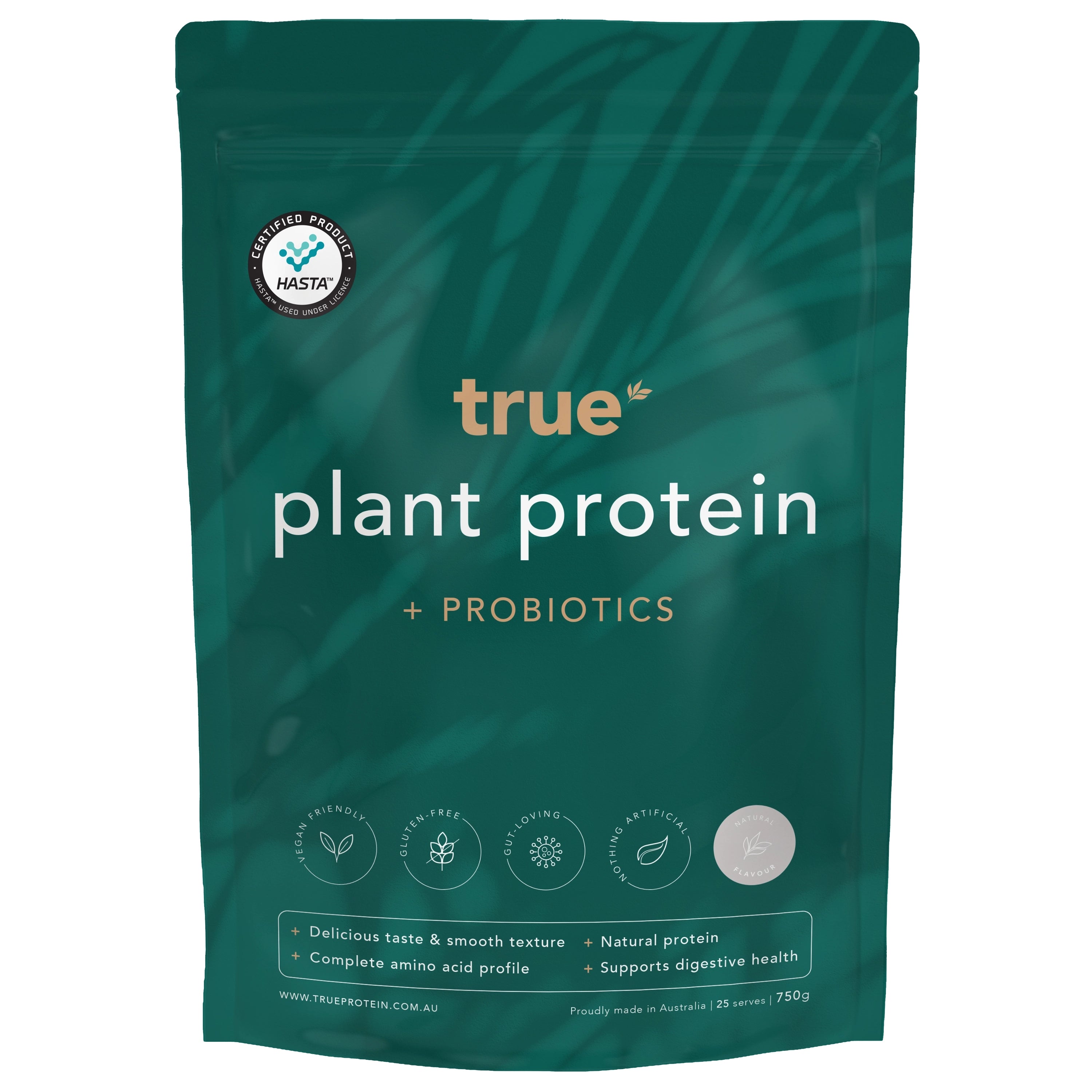HASTA Plant Protein Powder - Vegan Protein Supplement for Muscle Recovery & Weight Loss - Perfect for Smoothies, Baking & Post-Workout Nutrition