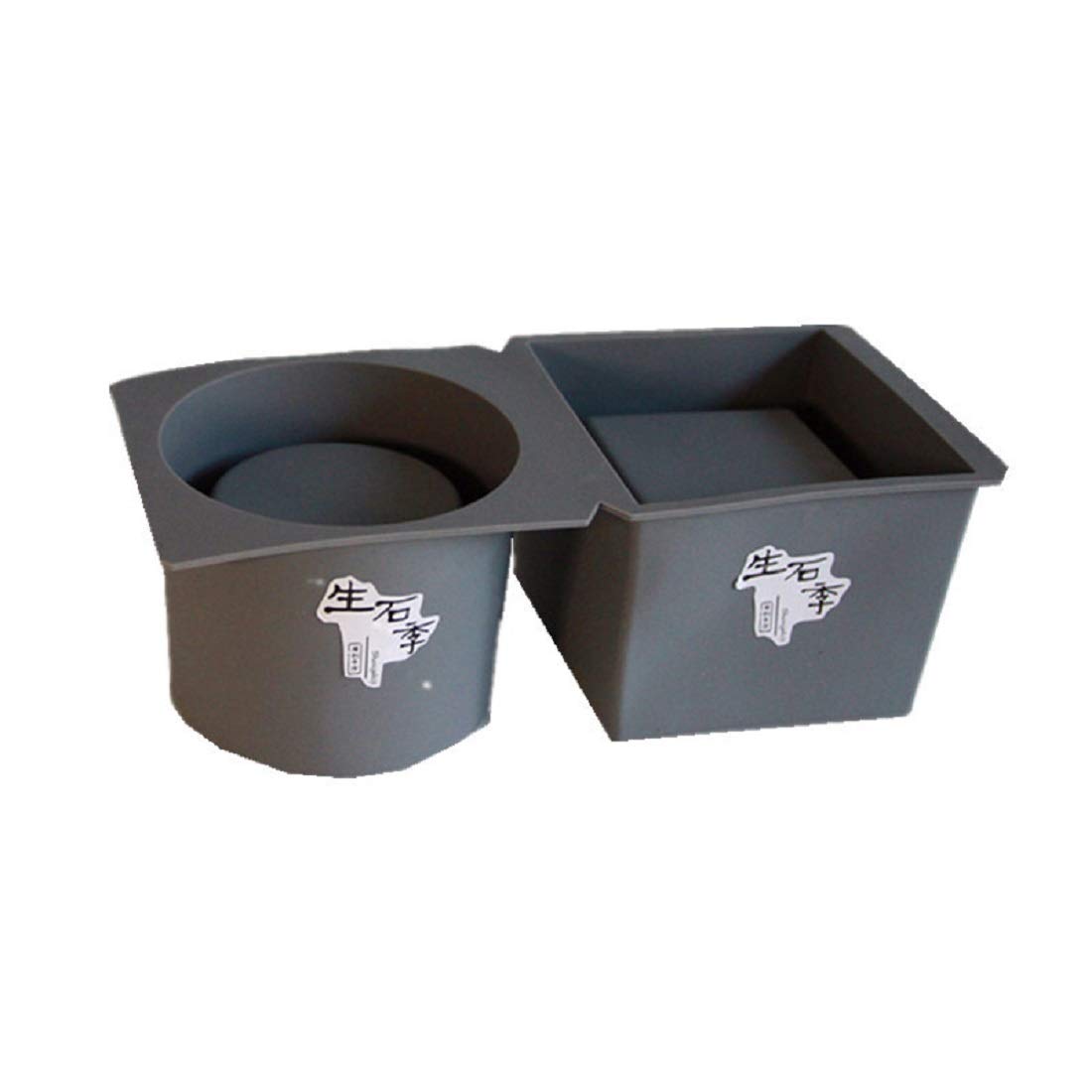 Yalulu 2 Pack Silicone Flower Pot Molds for Succulent Plants - DIY Cement & Concrete Planter Molds, Clay Craft Molds - Perfect for Home Garden Decor, DIY Gifts & Handmade Pottery Projects