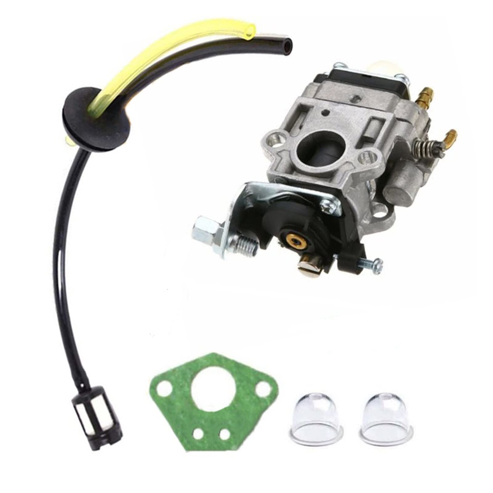 SAKOTU Universal 15mm Carburetor Kit - Compatible with Strimmer, Hedge Trimmer, Brush Cutter, Chainsaw & Lawn Mower - Includes Gasket & Accessories | Perfect for Outdoor Power Equipment Maintenance & Repair