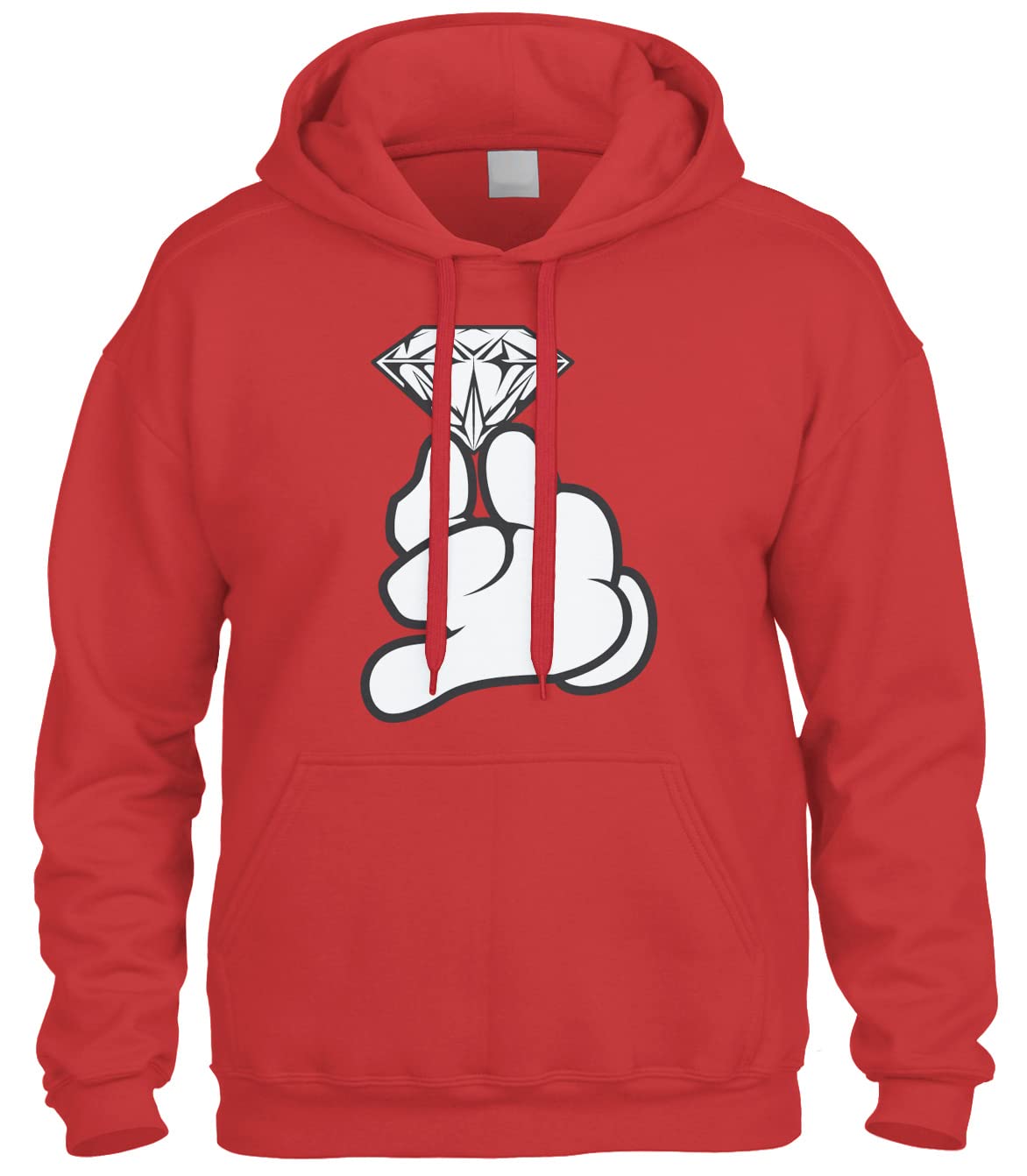 Cybertela Mickey Mouse Diamond Print Cartoon Glove Sweatshirt Hoodie - Cozy Winter Pullover for Kids & Adults, Perfect for Christmas Gifts & Disney Theme Parties