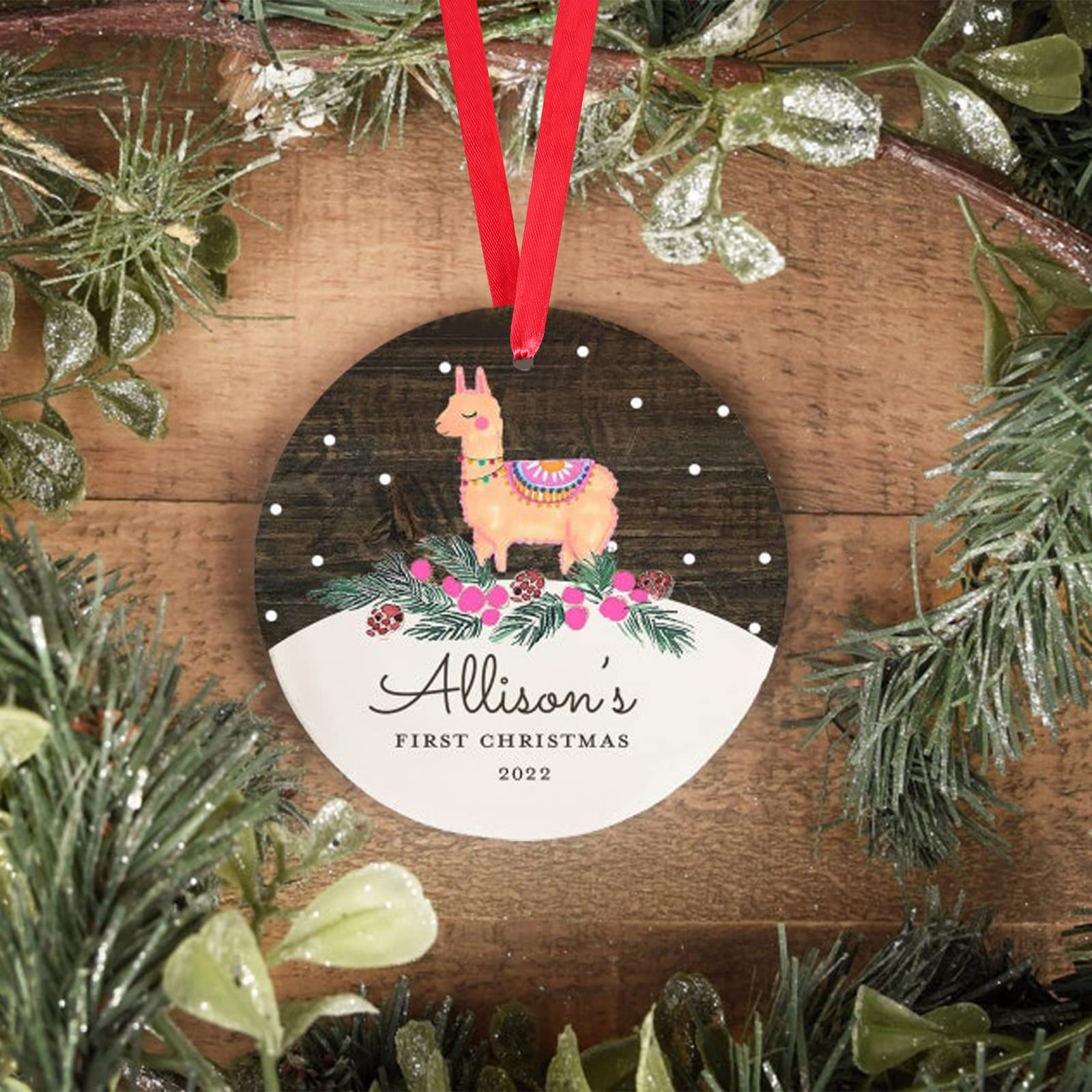 Personalized Baby's First Christmas Ornaments - Newborn Gifts for Parents