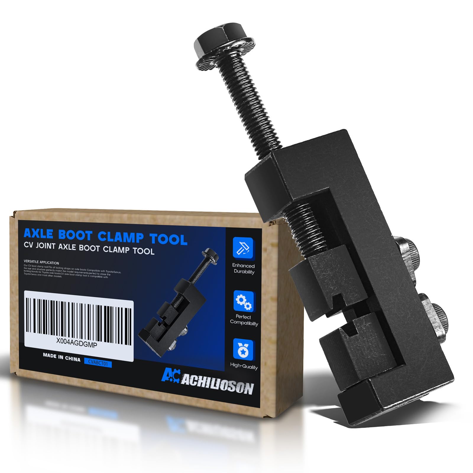 CV Axle Boot Clamp Tool for Toyota Lexus - OEM 09521-24010 Replacement - Drive Shaft CV Boot Clamping Pliers - Professional CV Joint Axle Boot Repair Tool - Perfect for Auto Mechanics & DIY Car Maintenance
