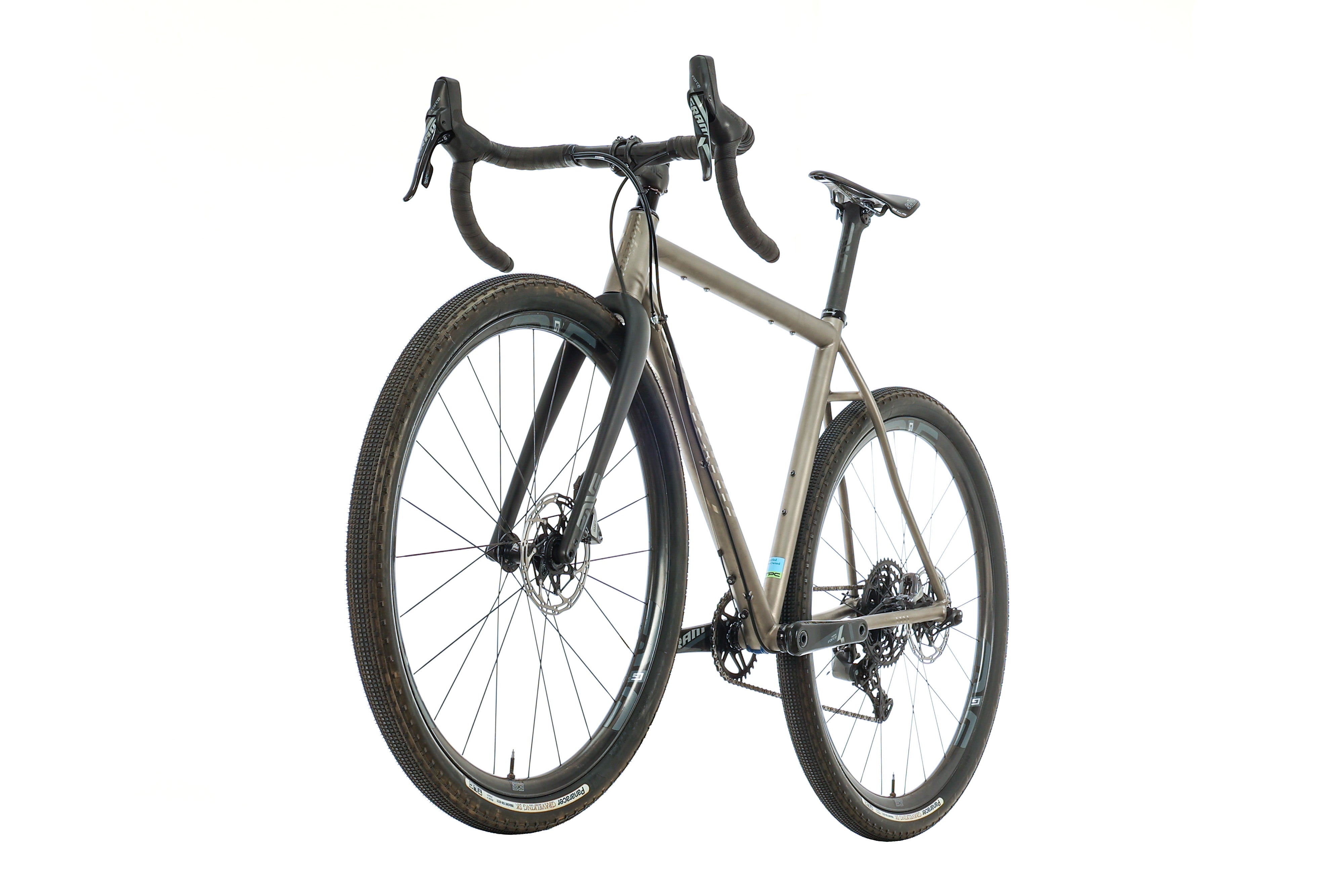 Alchemy Ronin Ti Gravel Bike 2019 - 54cm Titanium Frame, Lightweight & Durable for Adventure Riding | Perfect for Trail, Commuting & Long-Distance Cycling