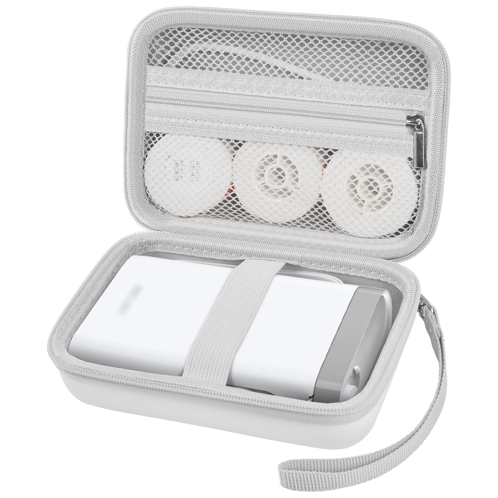 Compatible Label Maker Case for Nelko P21, Phomemo D30 D35, JADENS D11 & SUPVAN Mini Labeler - Storage Box for Label Tapes & Accessories - Perfect for Office, Home & Craft Organization