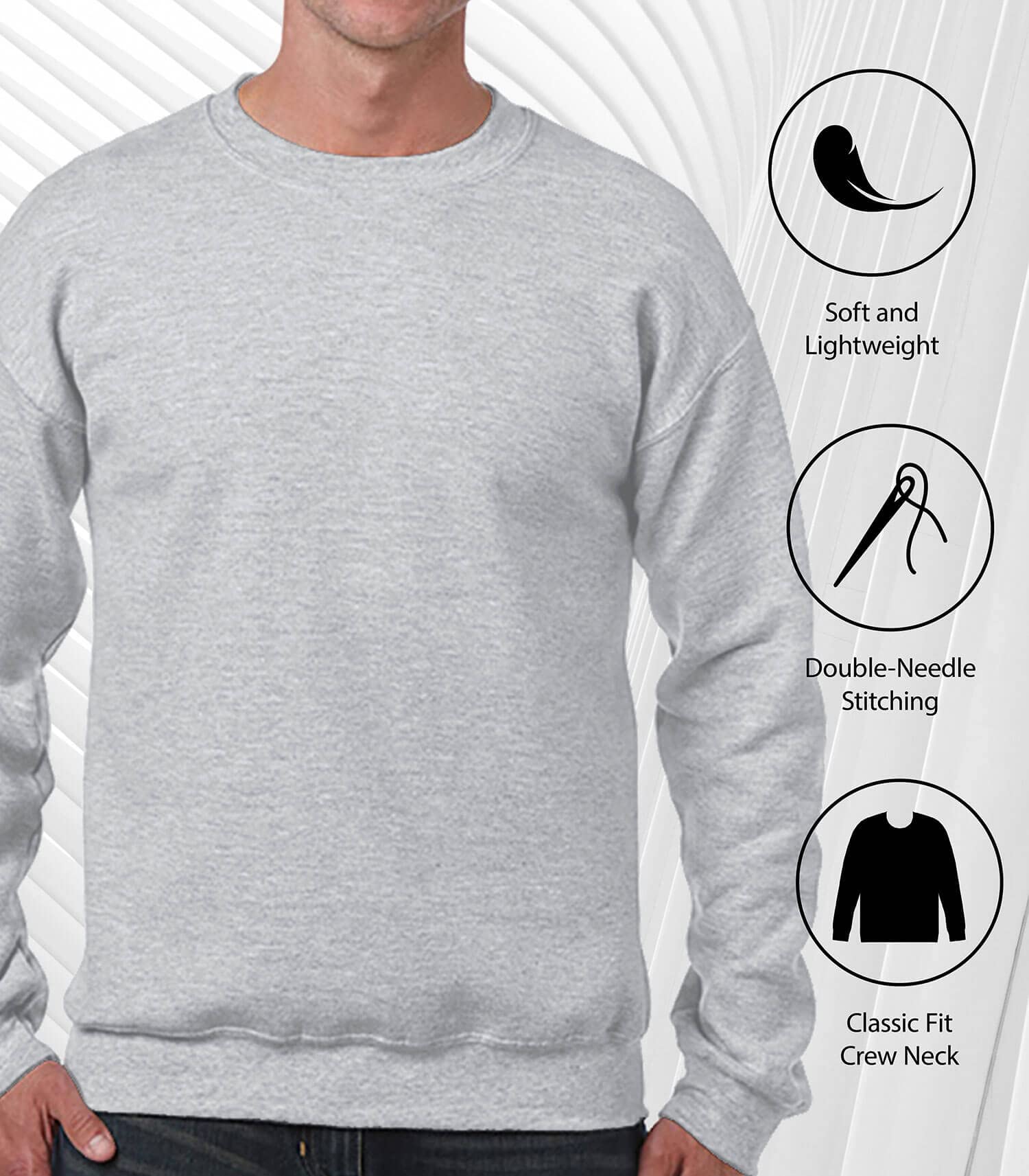Peanuts Hybrid Apparel Men's Winter Fleece Crewneck Sweatshirt - Warm Casual Pullover for Outdoor Activities & Holiday Gatherings