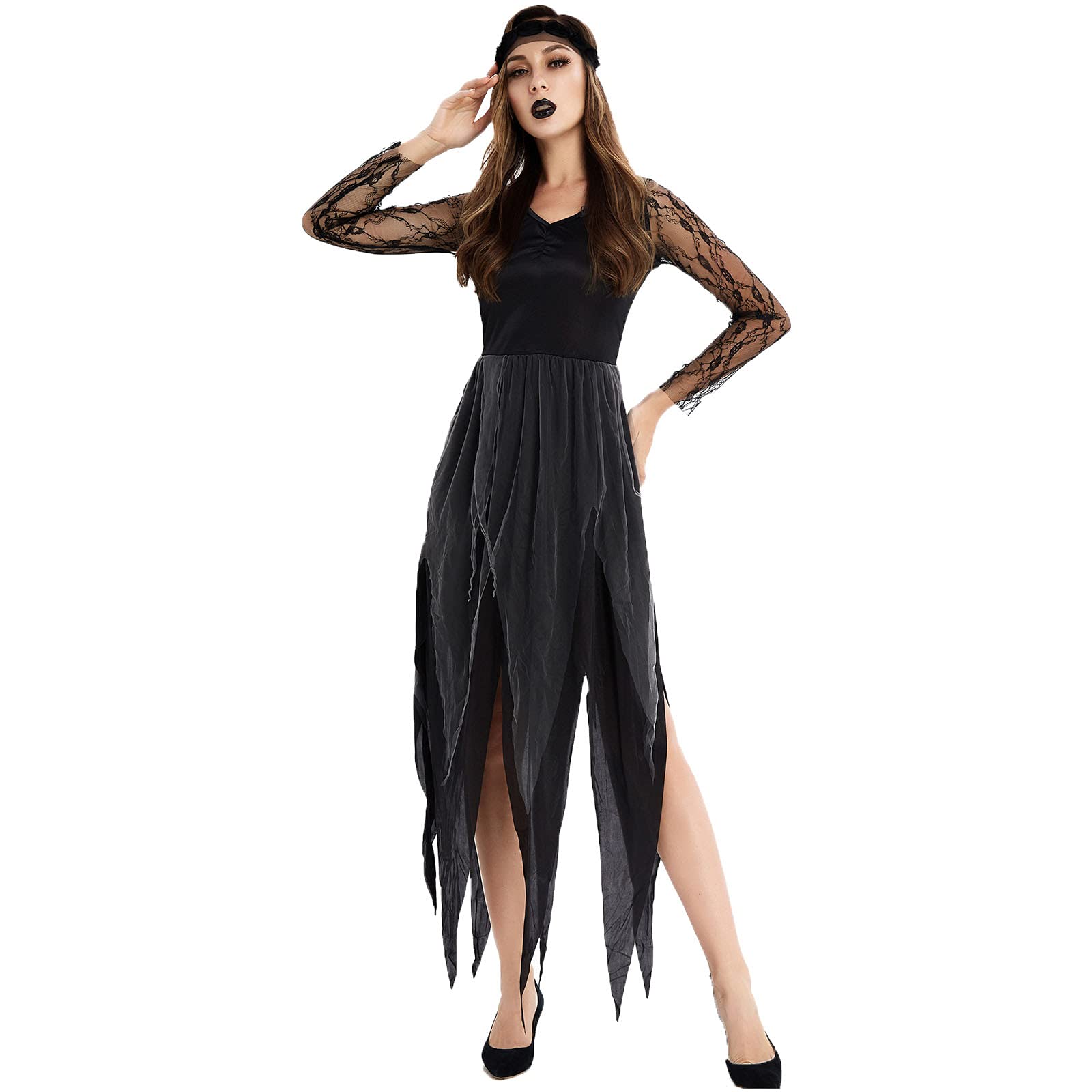 Elegant Women's Fall & Summer Wedding Guest Dress - Sexy Cosplay Bridal Gown for Holiday & Halloween Parties | Perfect for Formal Events, Costume Parties & Special Occasions