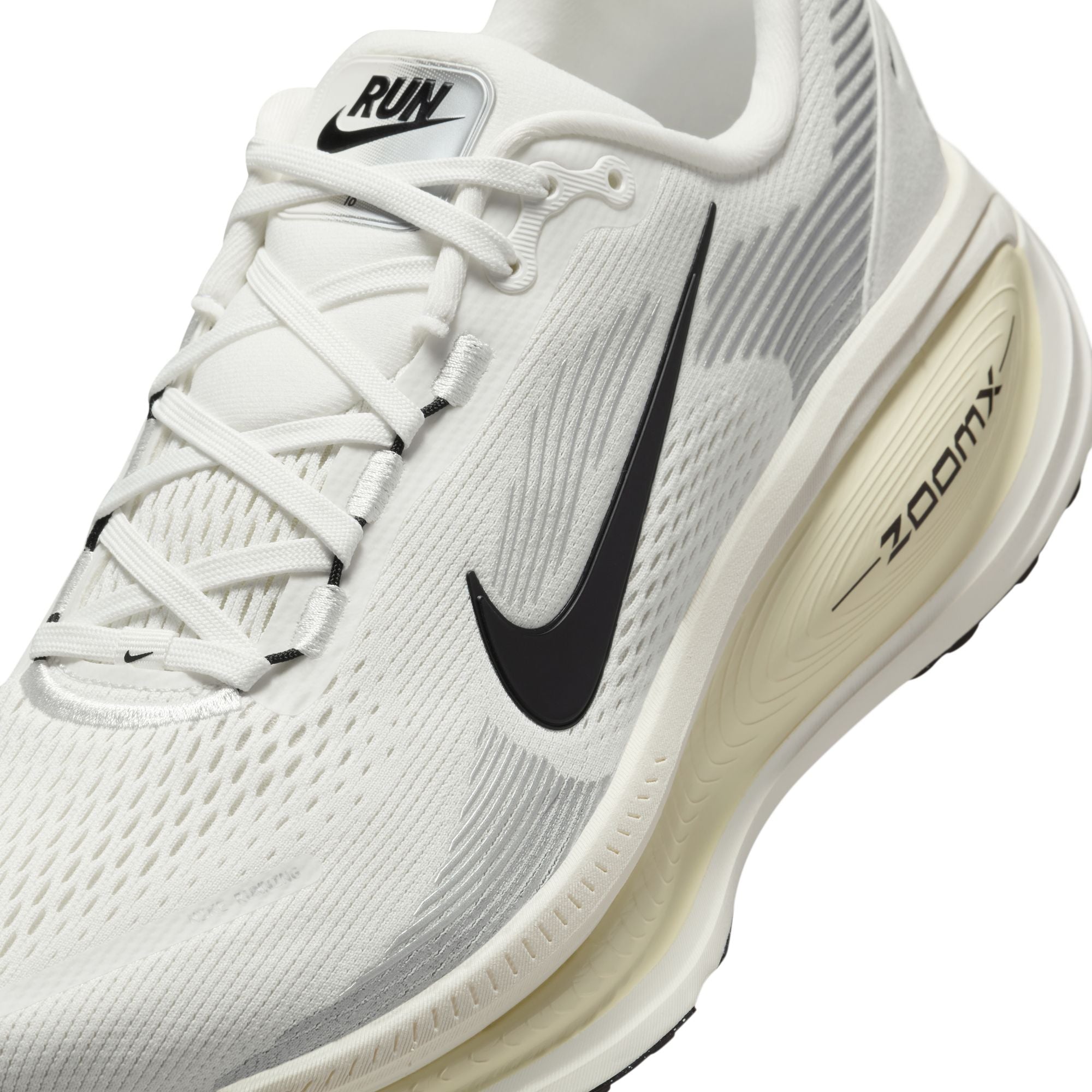 Nike Vomero 18 Men's Running Shoes (D Width) - Summit White/Black | Cushioned Road Running Sneakers for Long Distance Training & Marathon