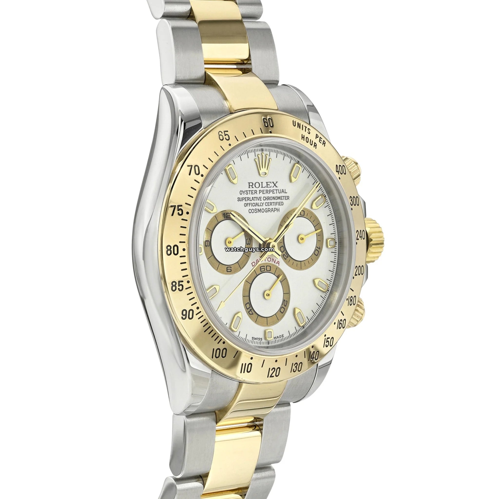 Rolex Daytona 116523 Men's Luxury Watch - White Gold & Stainless Steel Chronograph - Perfect for Business, Gifts & Special Occasions