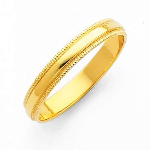 14K Solid Gold Wedding Bands for Women & Men - Classic Matching Rings Set for Couples - Perfect for Engagement, Anniversary & Everyday Wear