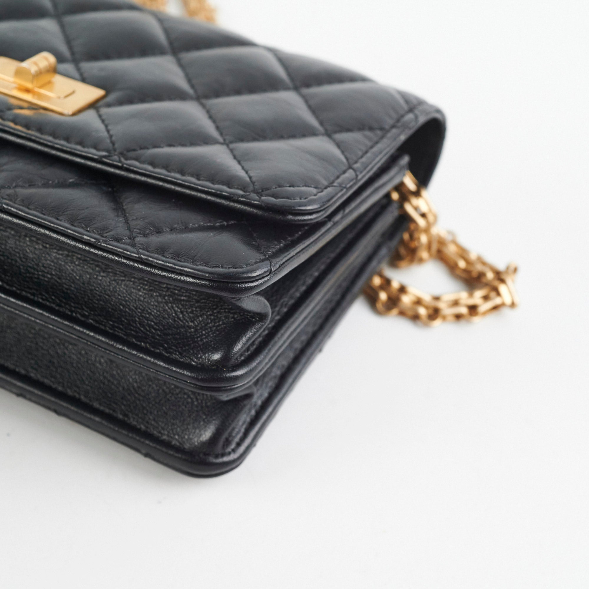 Chanel Reissue Mini Wallet on Chain WOC Black Crossbody Bag - Luxury Designer Handbag for Women, Perfect for Evening Parties & Date Nights