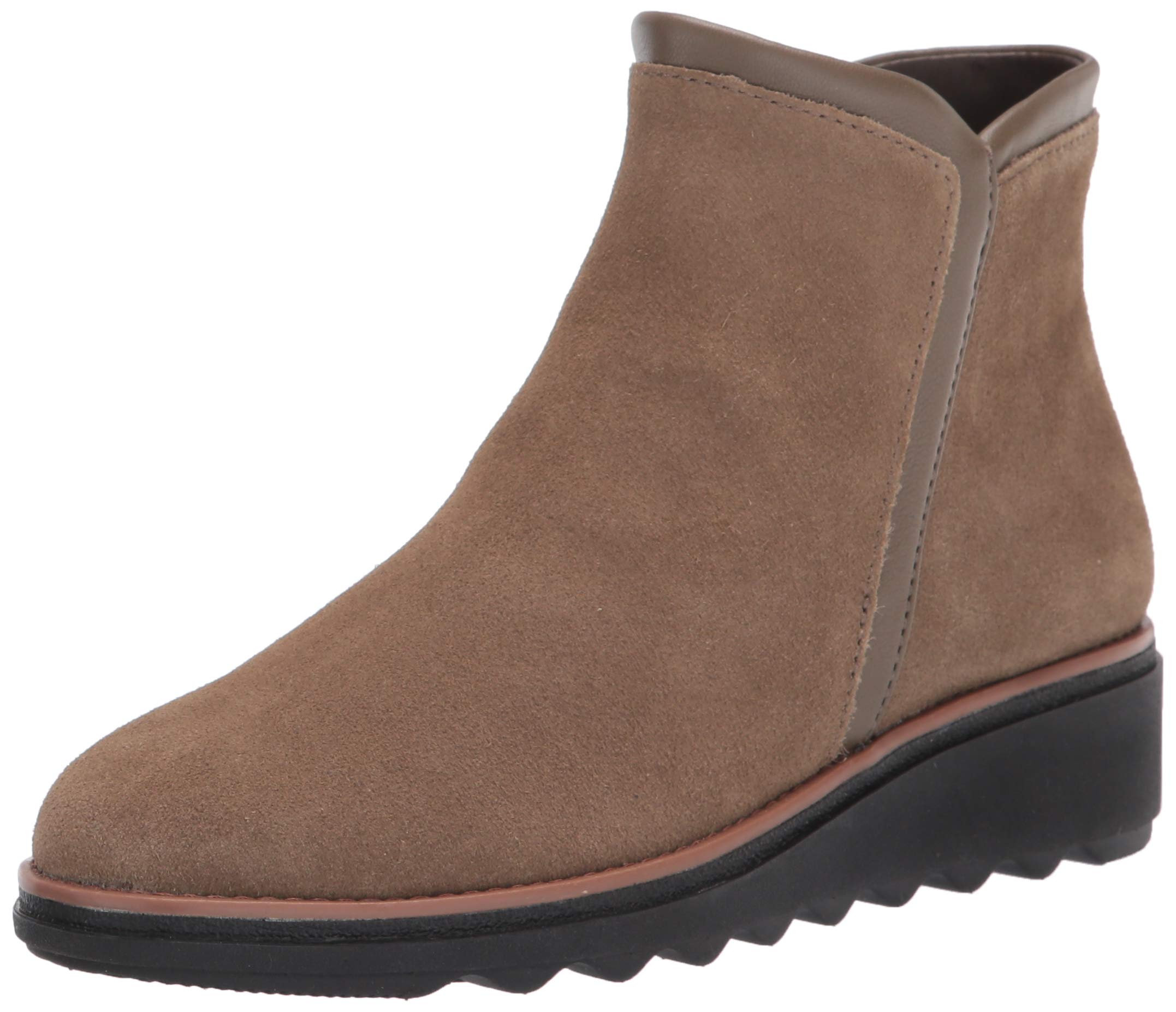 Clarks Women's Sharon Heights Ankle Boots - Stylish Leather Fashion Booties for Women | Perfect for Casual Outfits, Office Wear & Fall/Winter Seasons