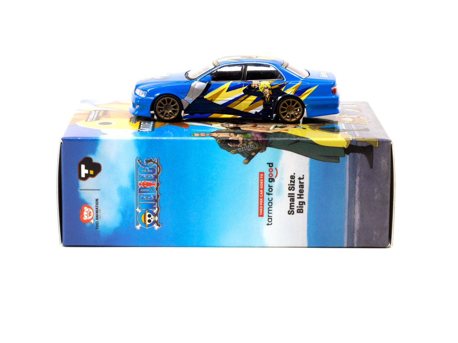 Tarmac Works x One Piece Model Car Collection VOL.1 - 6 Cars Set COLLAB64 | Anime-Themed Diecast Cars for Display & Collection | Perfect for Anime Fans, Car Enthusiasts & Gift Giving