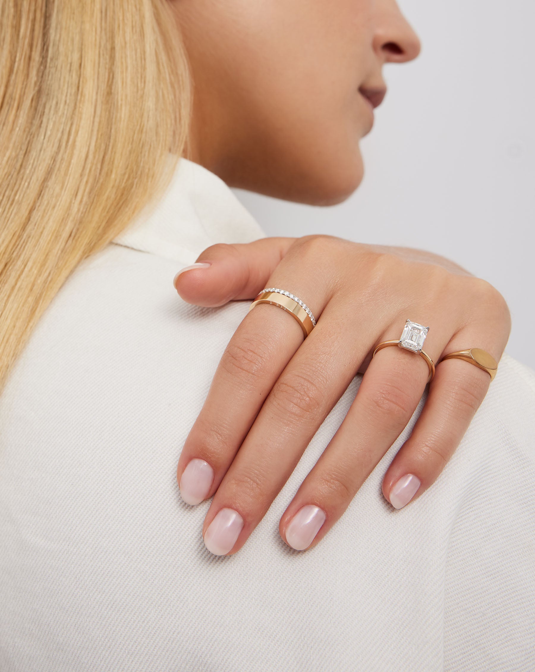 1.6mm Perfect Pavé Diamond Ring - Elegant & Sparkling Wedding Band for Women - Ideal for Engagement, Anniversary & Special Occasions